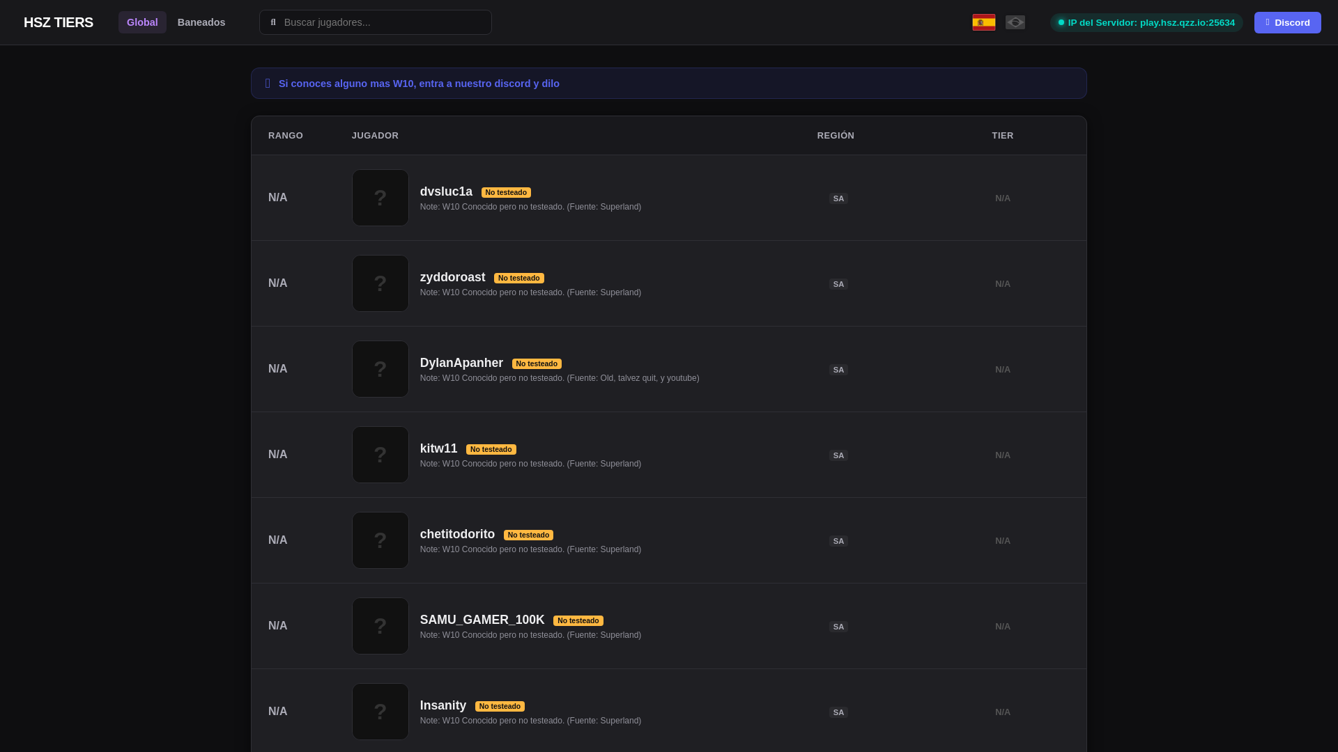 website screenshot of https://tierlistmcpe.pages.dev/