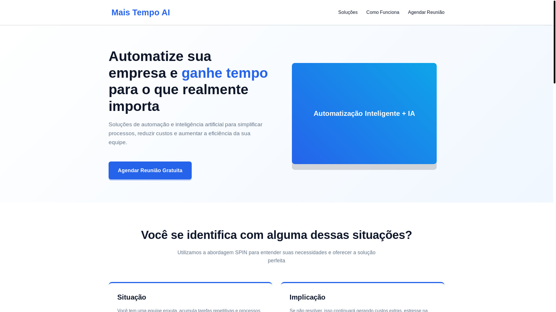 website screenshot of https://maistempoai.com.br/