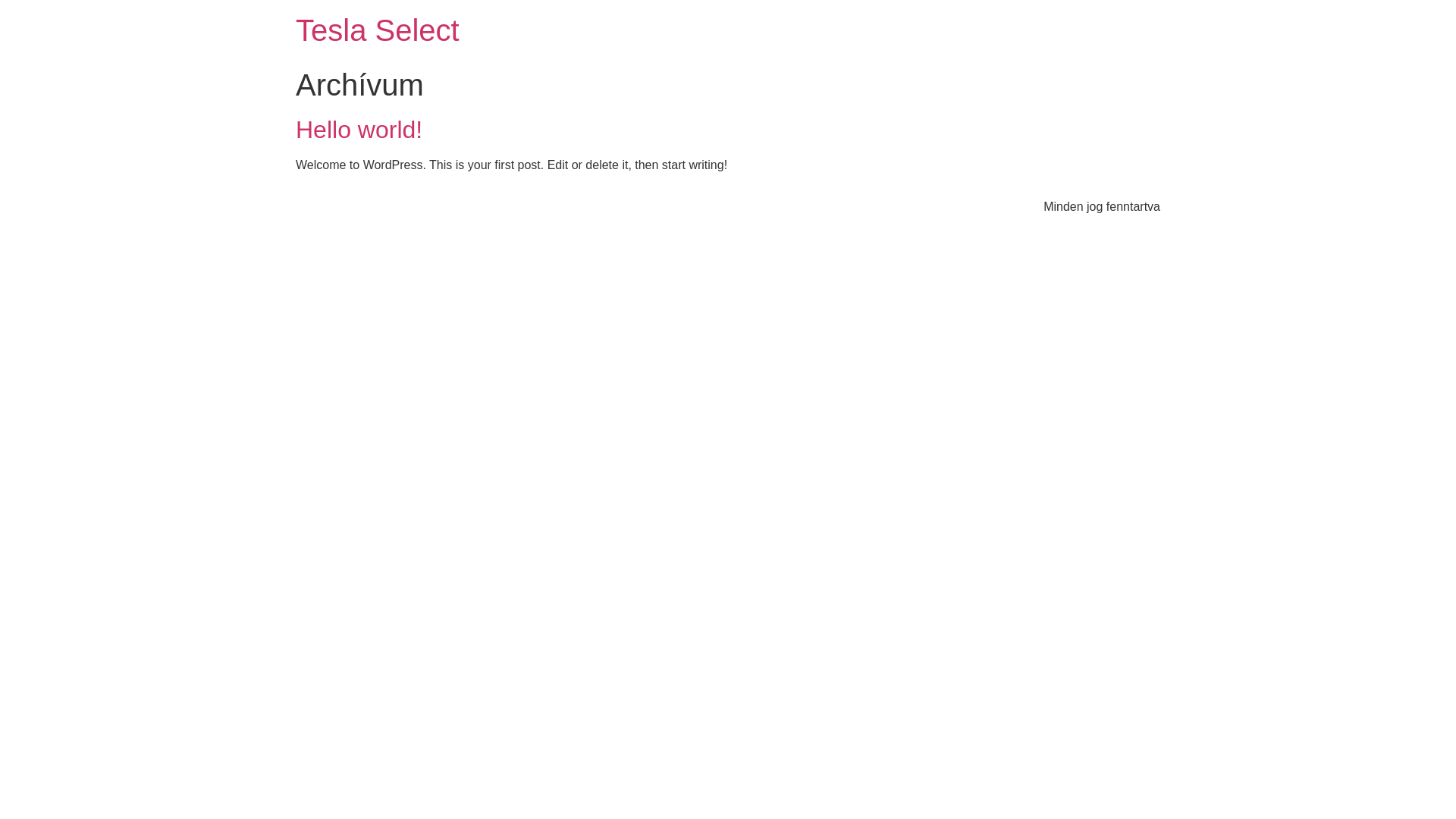 website screenshot of https://teslaklimak.hu