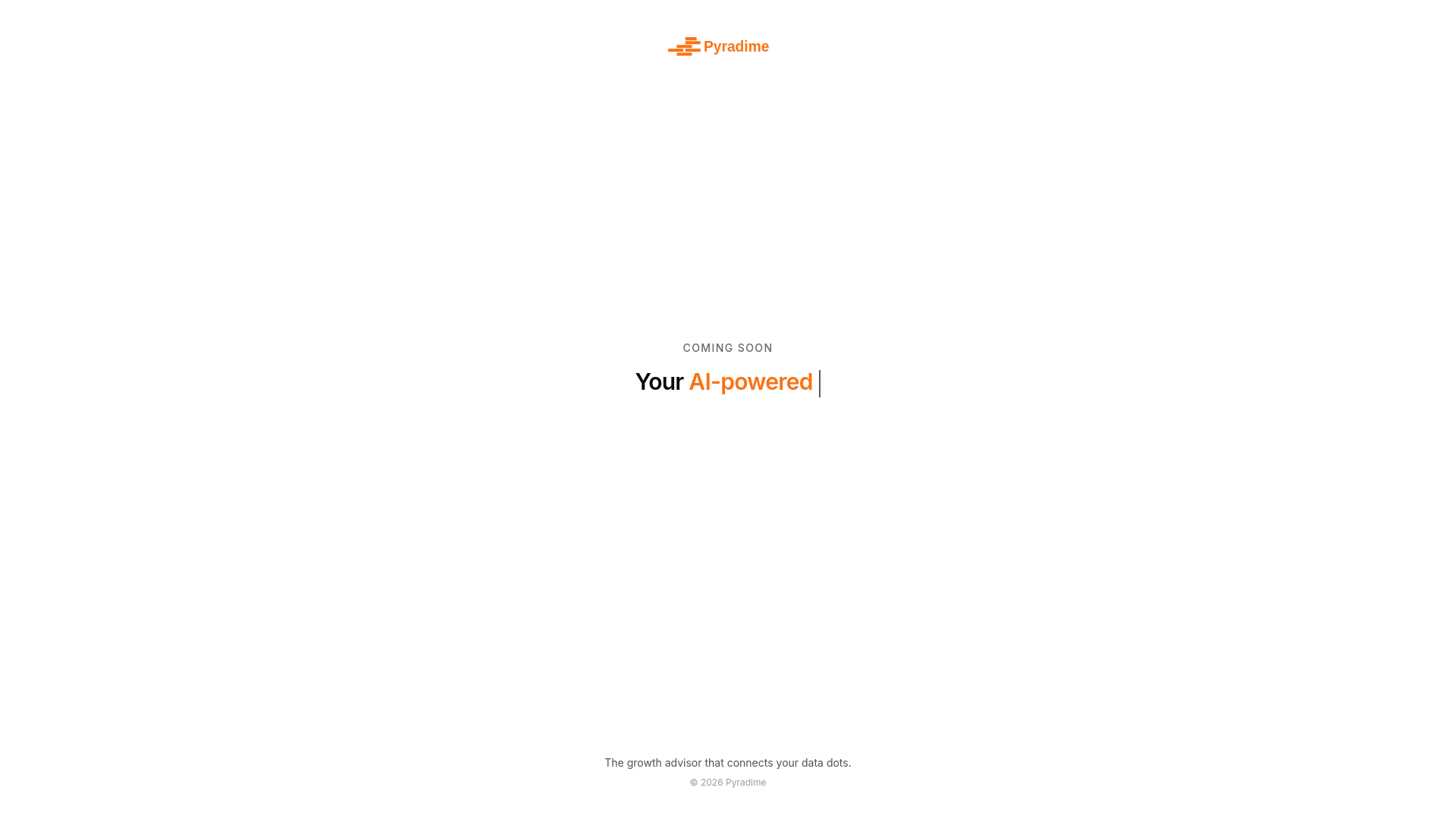 website screenshot of https://pyradime.com/