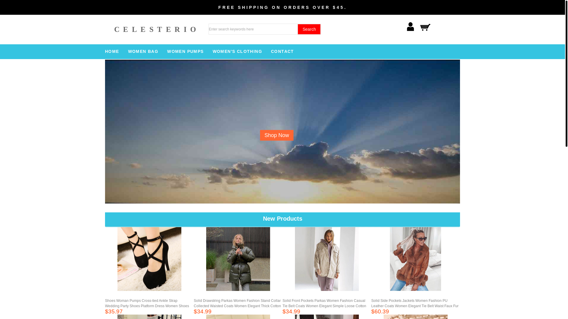 website screenshot of https://celesterio.top/