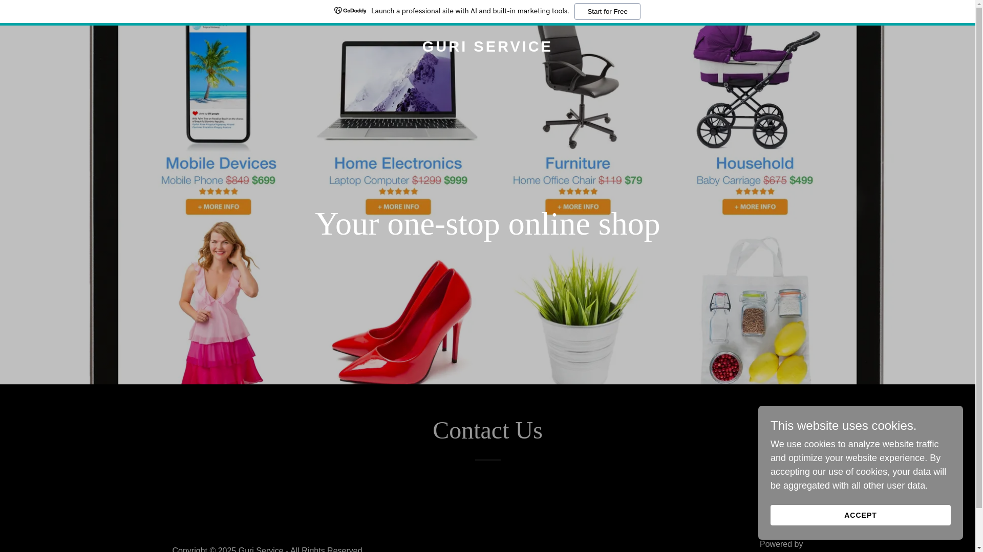 website screenshot of https://guriservice.shop/