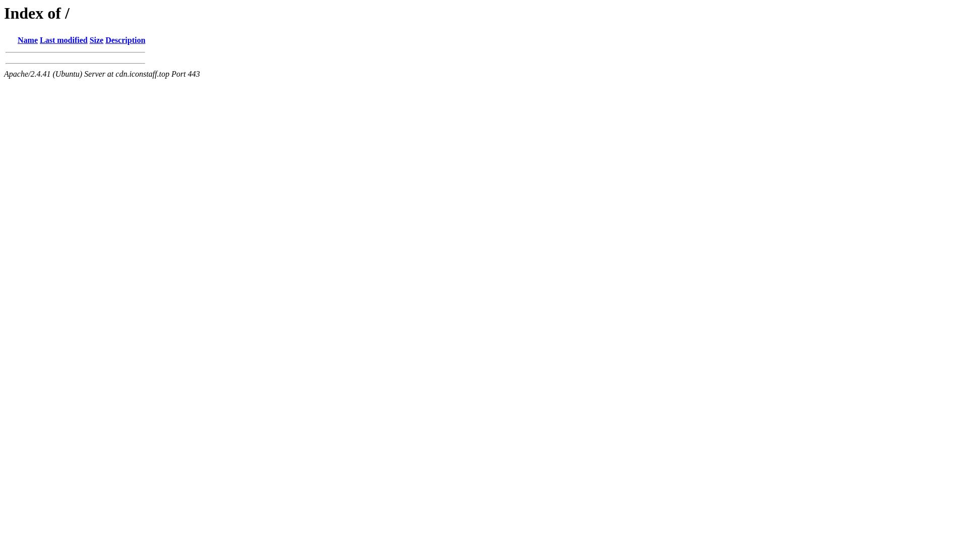 website screenshot of https://cdn.iconstaff.top/