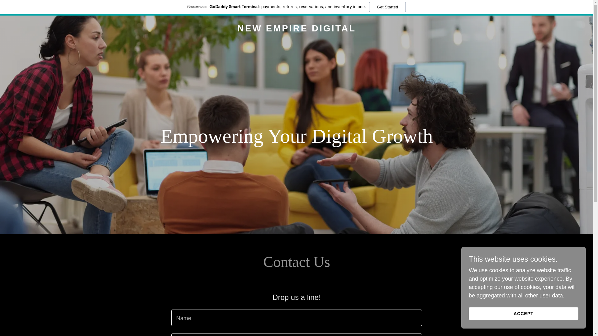 website screenshot of https://newempiredigital.com/