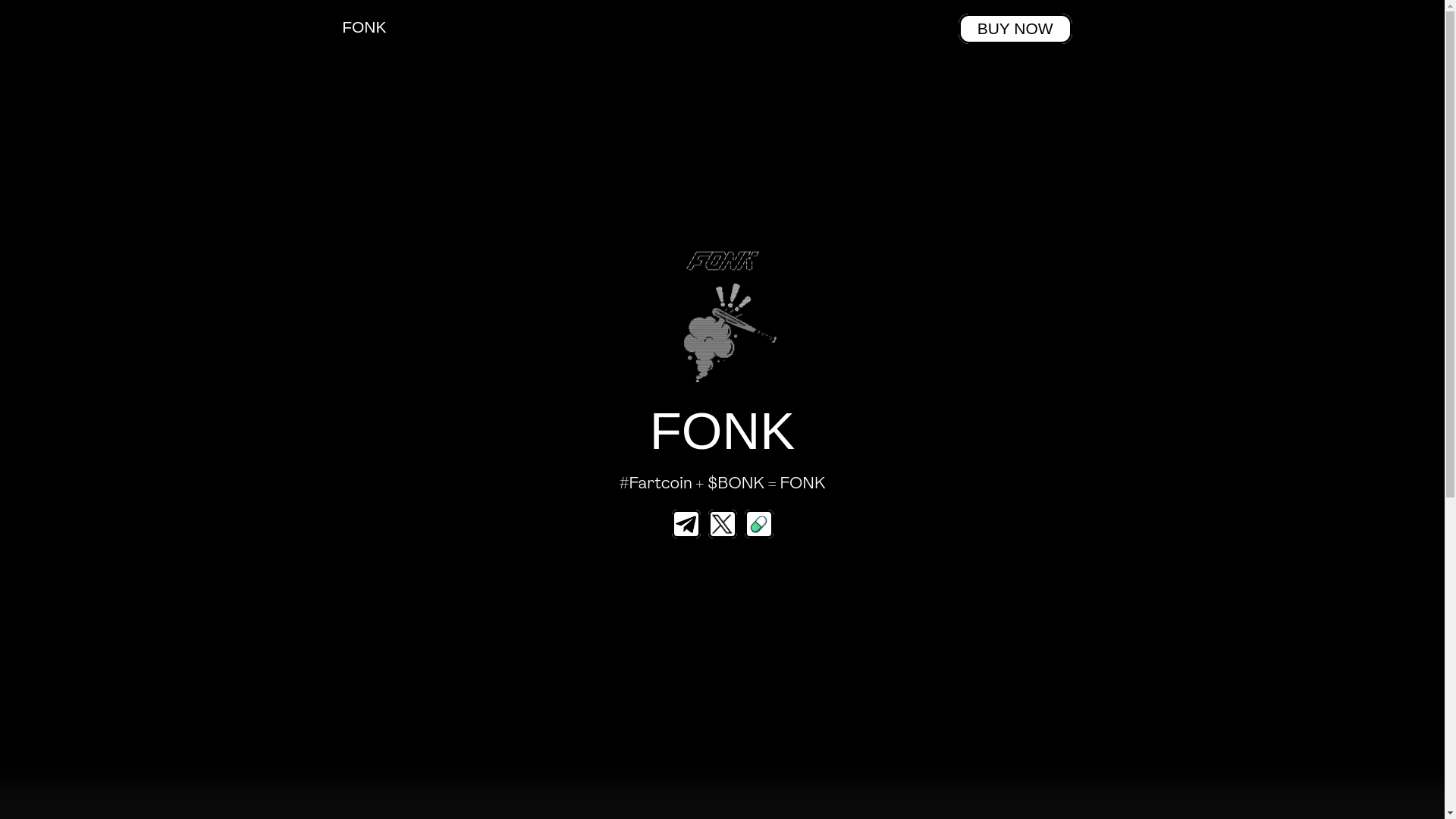 website screenshot of https://fonktoken.xyz/