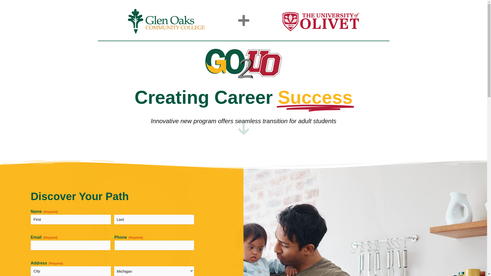 website screenshot of https://glennoaks2olivet.com/