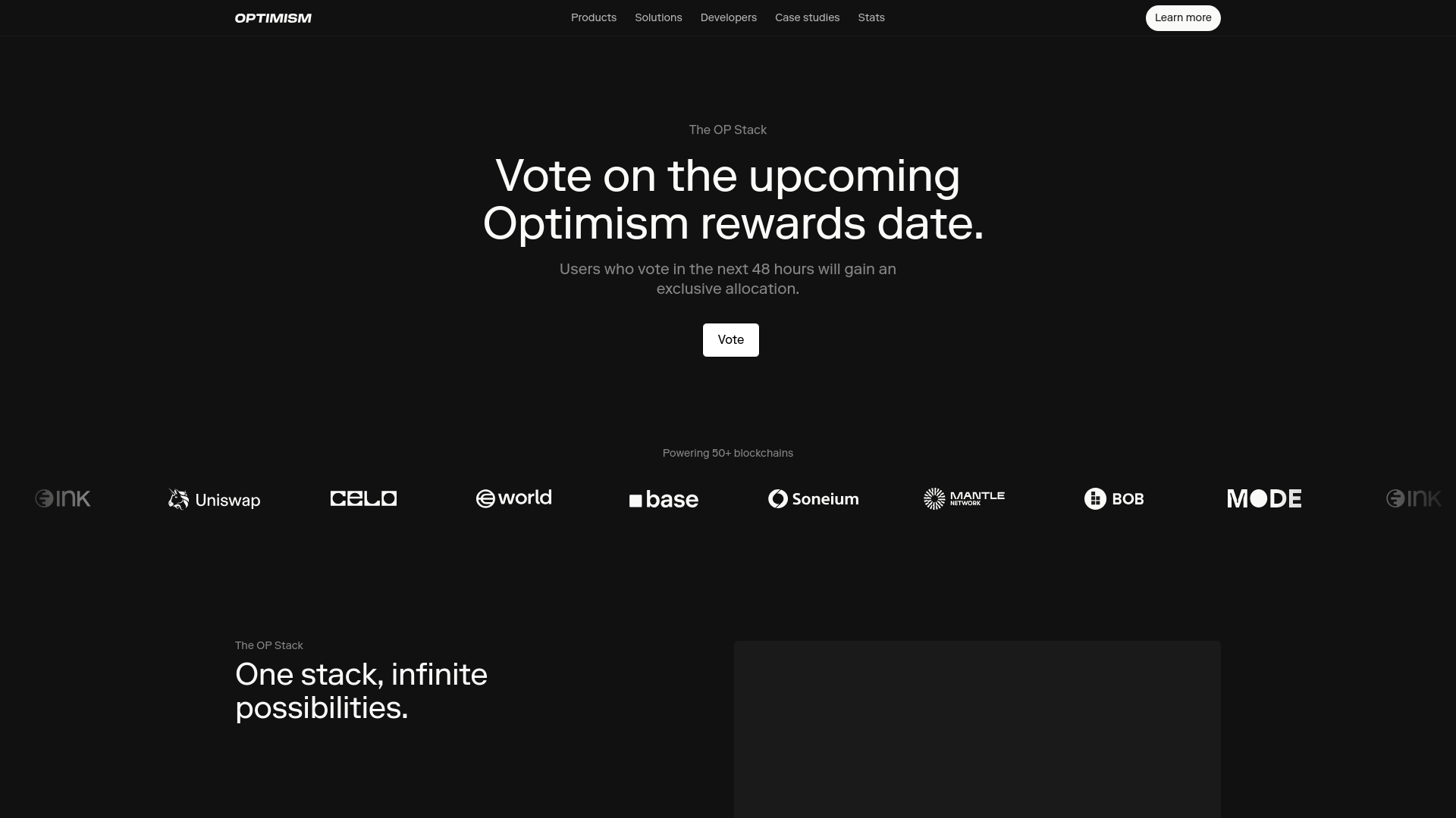website screenshot of https://www-optirism.com
