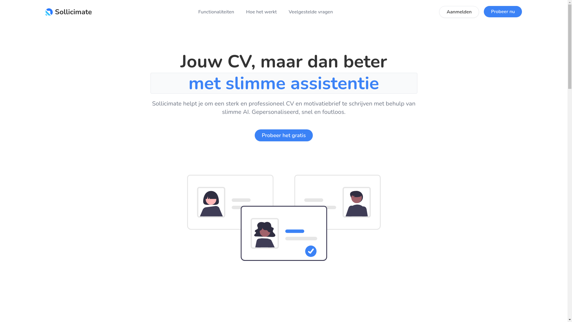 website screenshot of https://sollicimate.com/