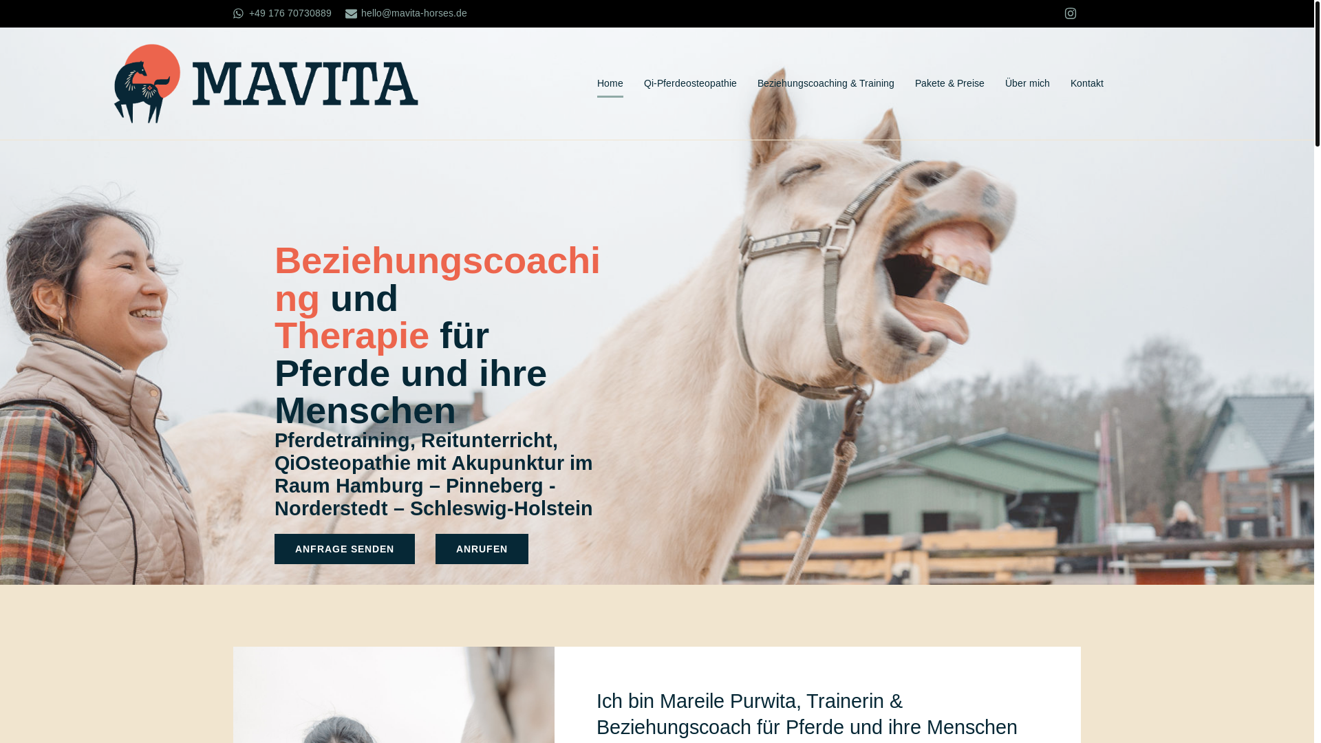 website screenshot of https://qiosteopathie.de/