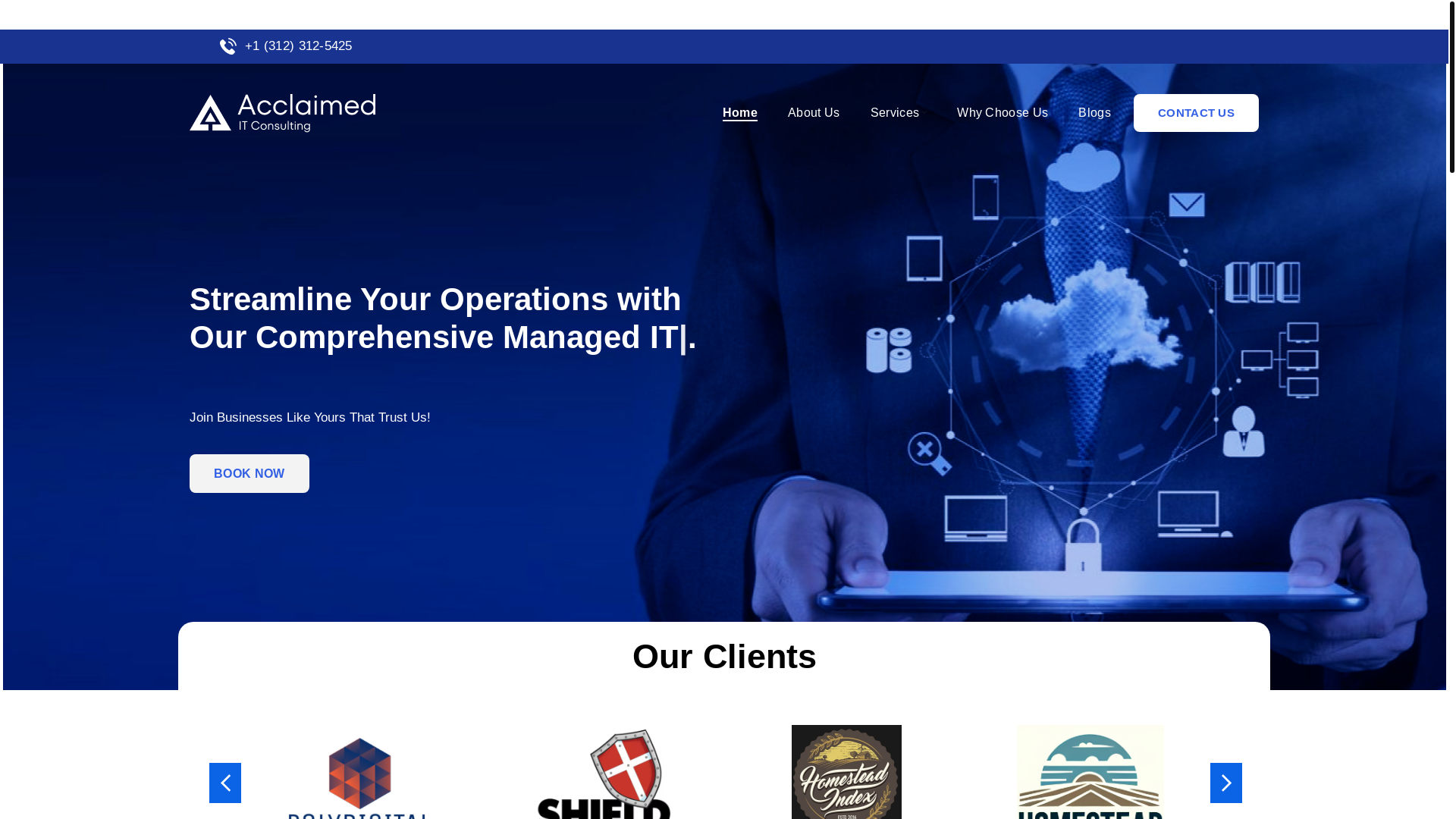 website screenshot of https://gomyacclaimed.com/