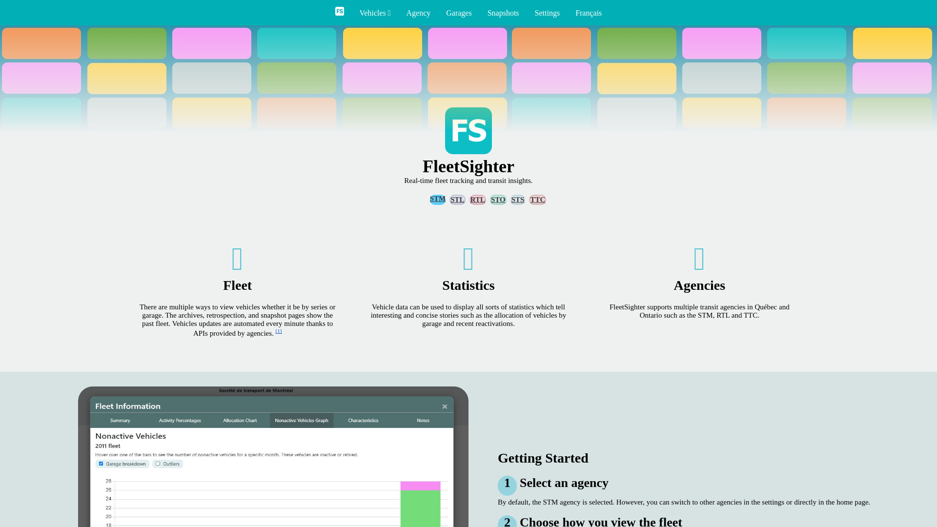 website screenshot of http://fleetsighter.ca/