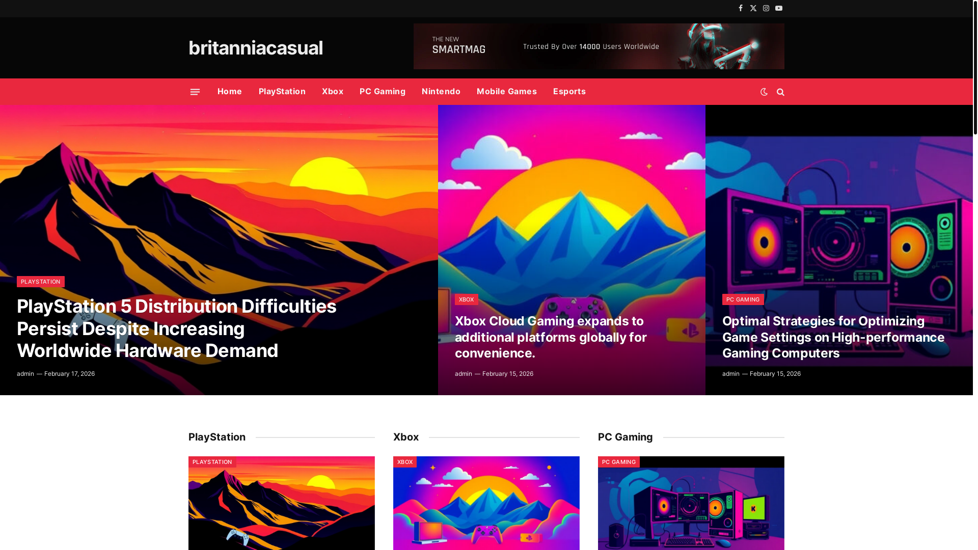 website screenshot of https://britanniacasual.co.uk/