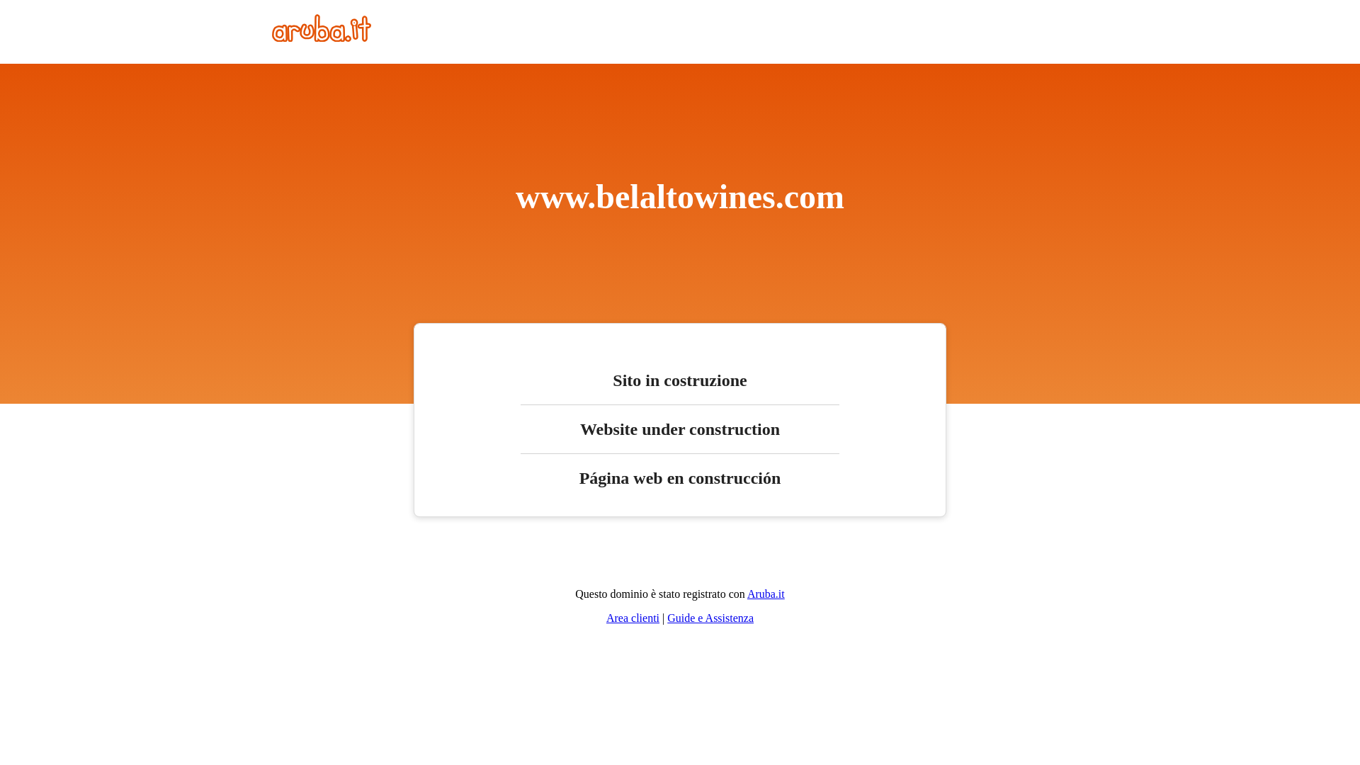 website screenshot of https://belaltowines.com
