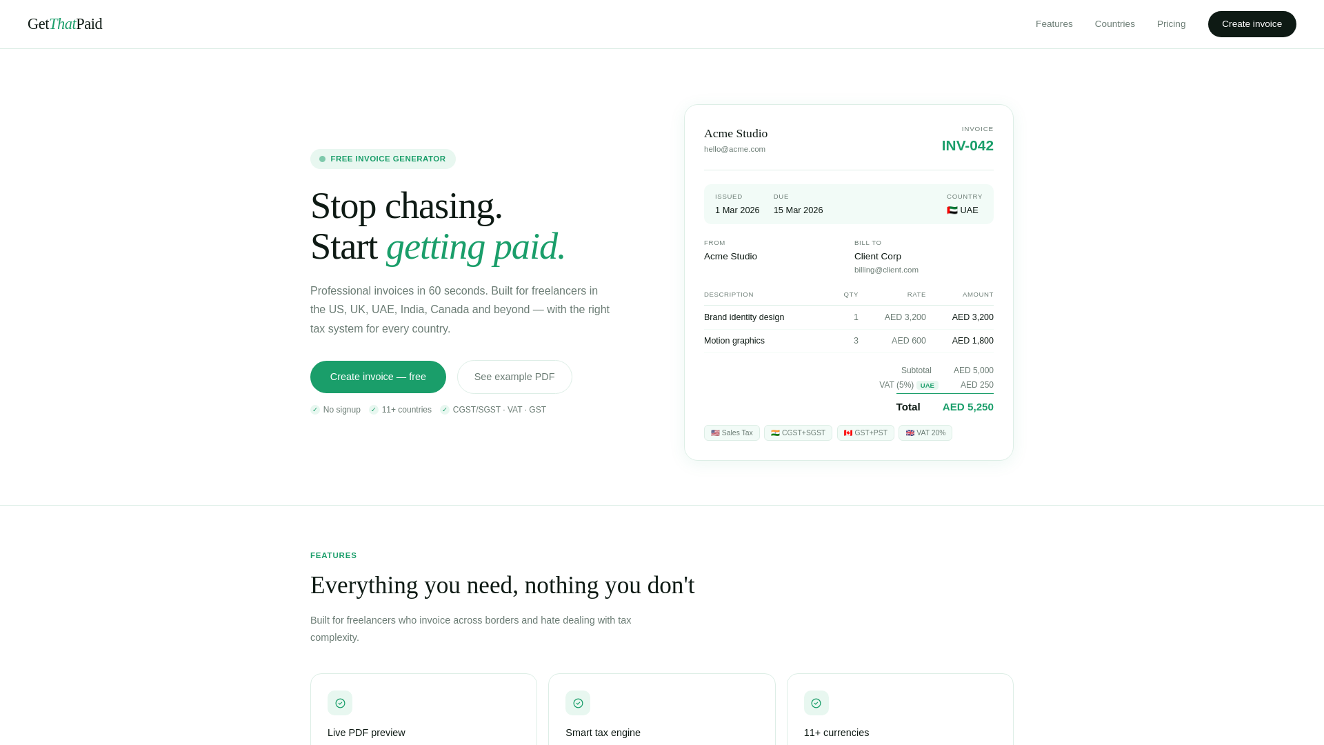 website screenshot of https://getthatpaid.com/