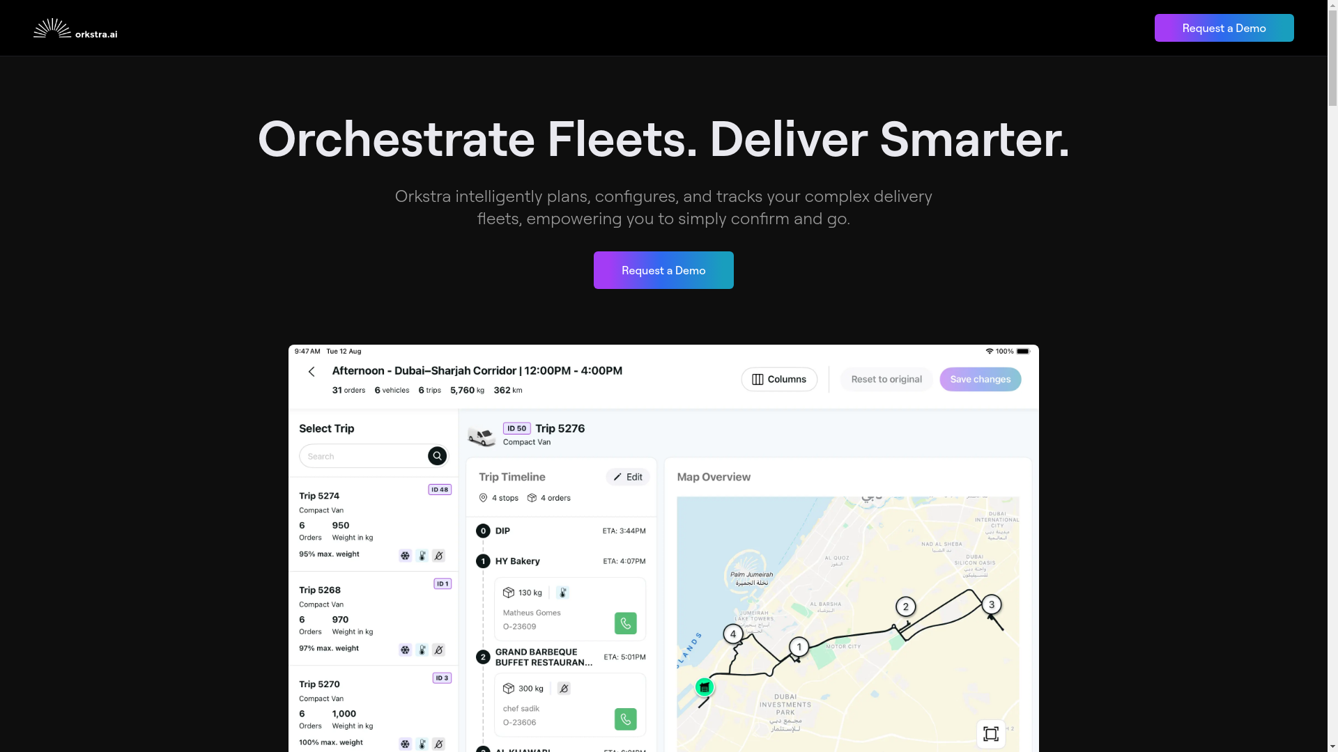 website screenshot of https://orkstra-landing.pages.dev/