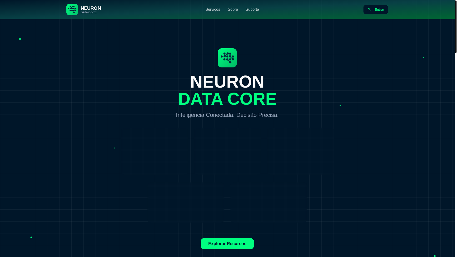 website screenshot of https://neurondatacore.com.br/
