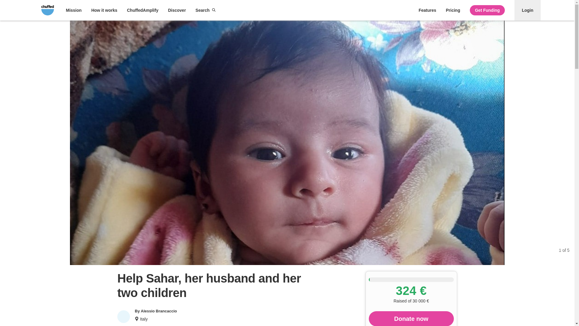 website screenshot of https://chuffed.org/project/130357-help-sahar-her-husband-and-her-two-children?fbclid=PAQ0xDSwKqeaRleHRuA2FlbQIxMQABp1wvJQaYDQVEVf8yeDCEWCMXlrgU8kvFw0LFTEynx_GIT0LdfKDlrvcZSan__aem_ilQizL2f0wwi8F9LVSJvsg