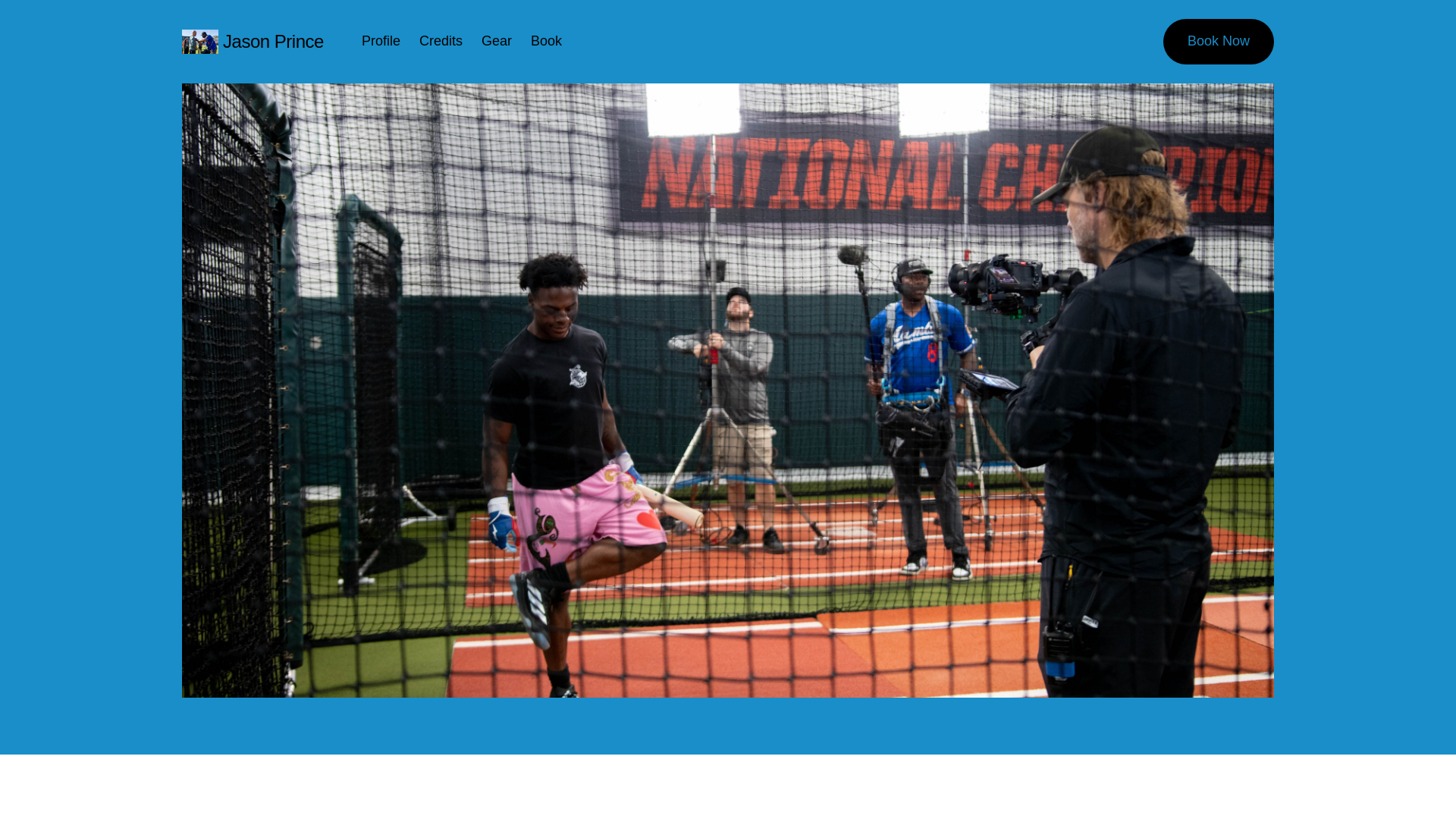 website screenshot of https://jasonprincesound.com