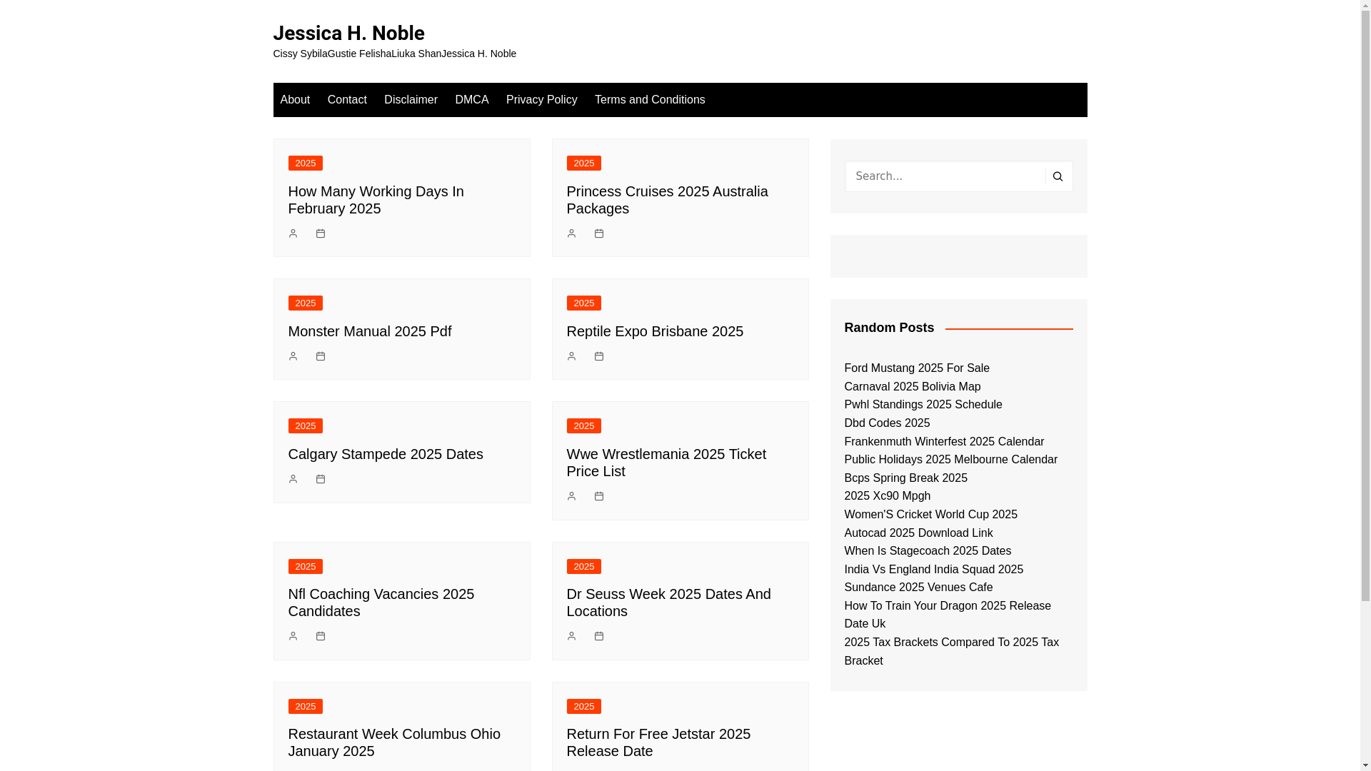website screenshot of https://jessicahnoble.pages.dev/