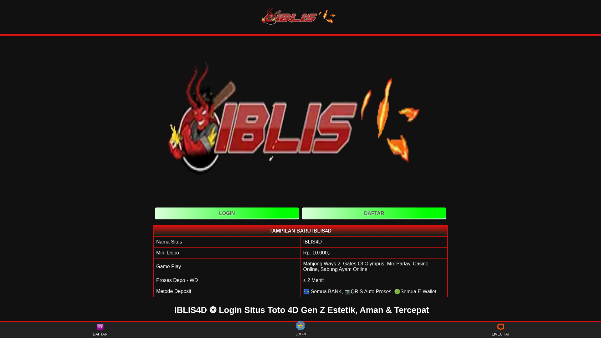 website screenshot of https://harusnaik-allmetalworksinc-iblis4d.pages.dev/