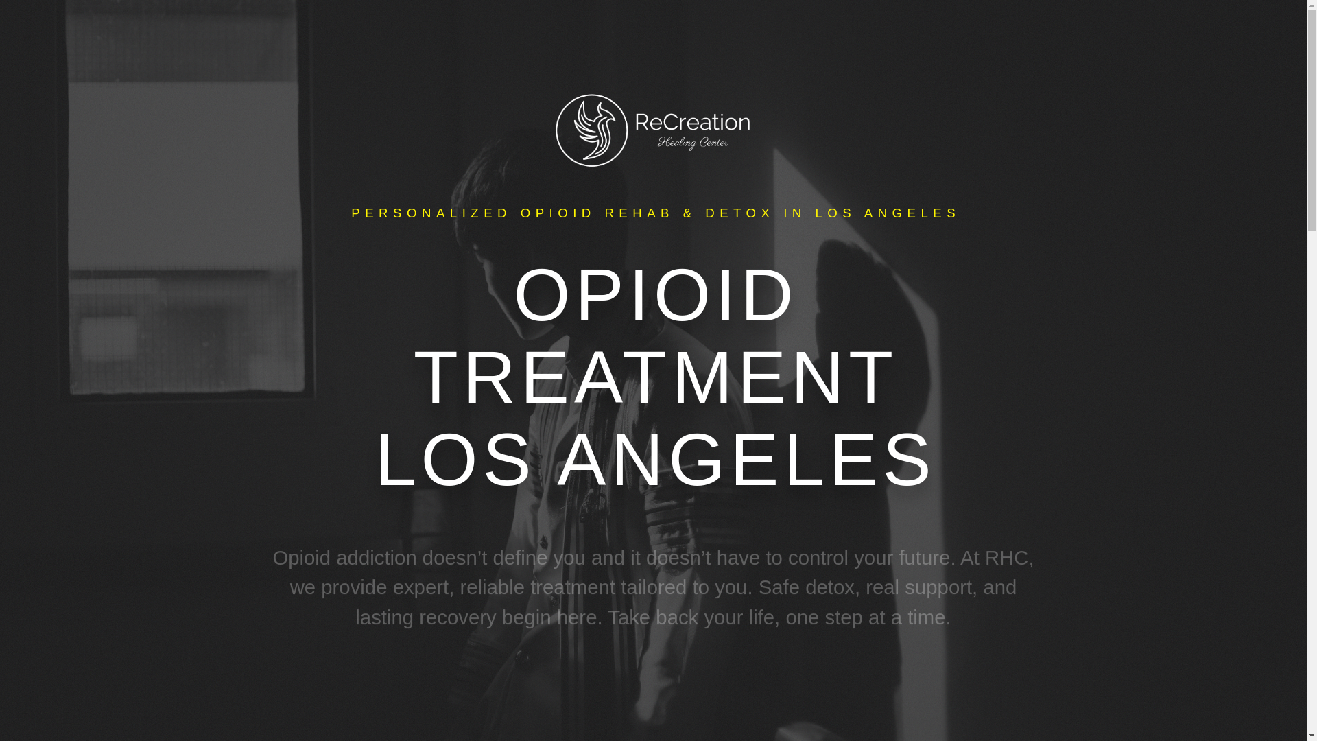 website screenshot of https://opioidtreatmentlosangeles.com/