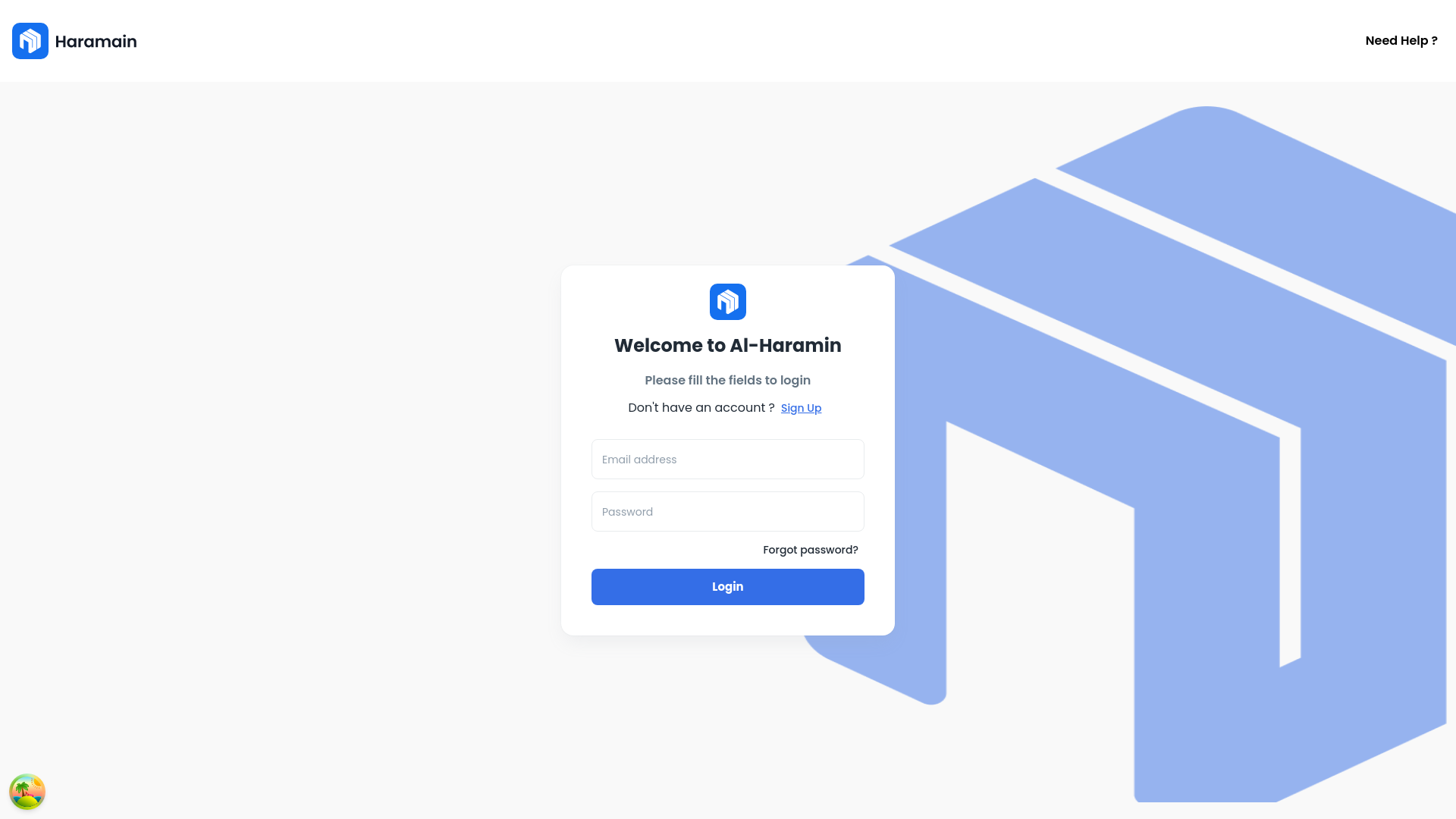 website screenshot of https://alharamain-student-prod.pages.dev/