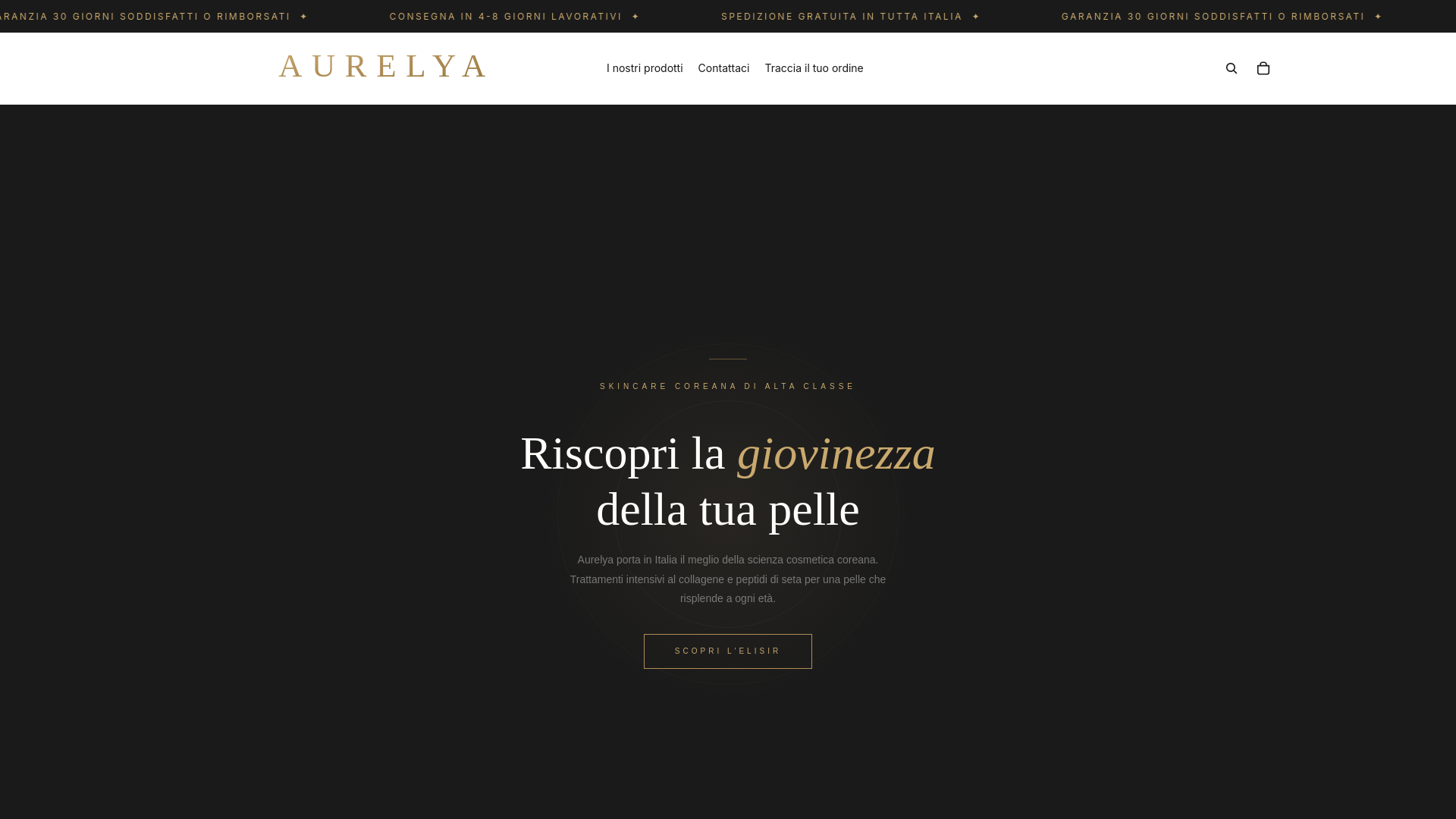 website screenshot of https://aurelya-it.com/
