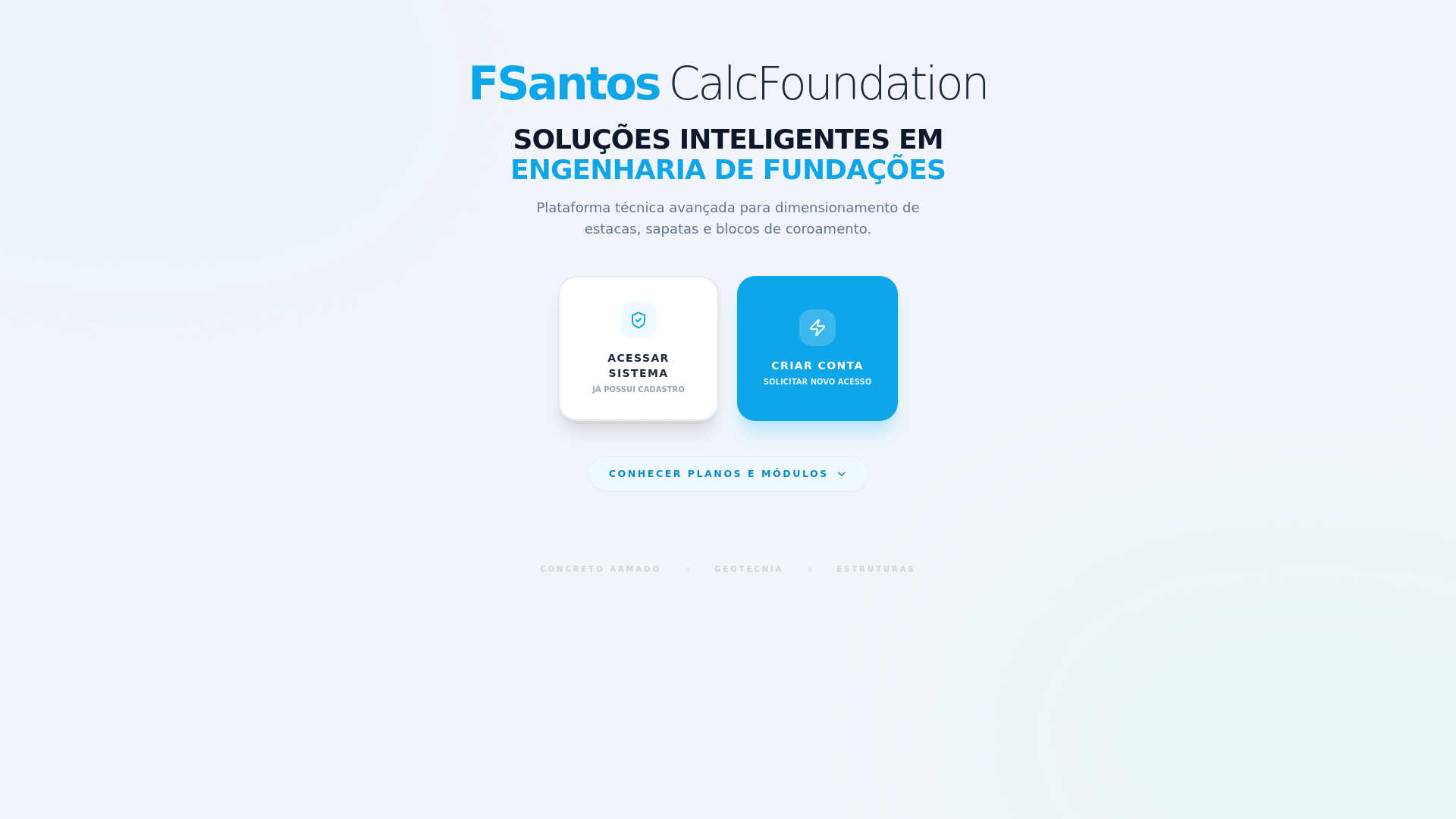 website screenshot of https://fsantoscalcfoundation.com.br/