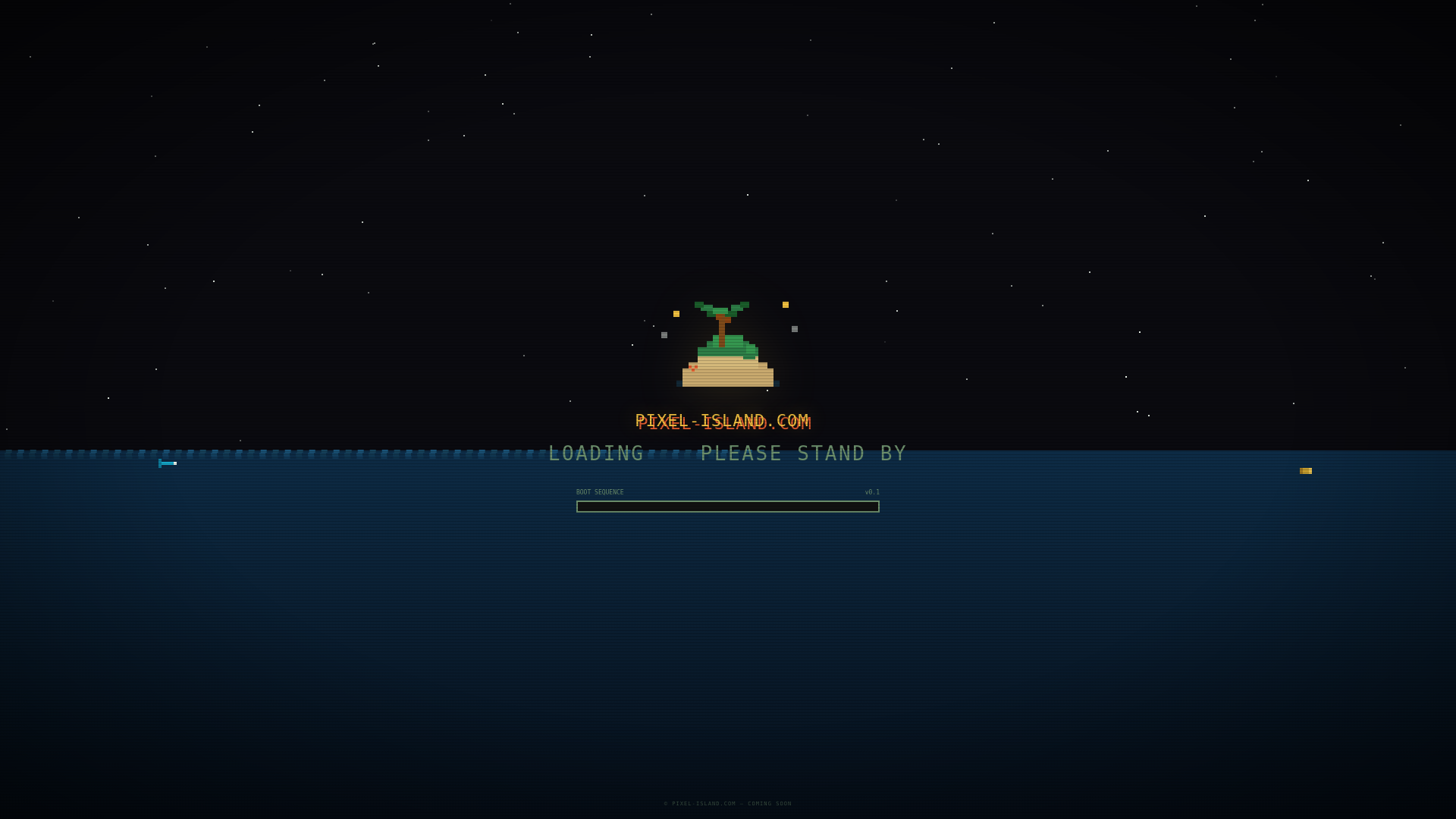 website screenshot of https://pixel-island-splashpage.pages.dev/