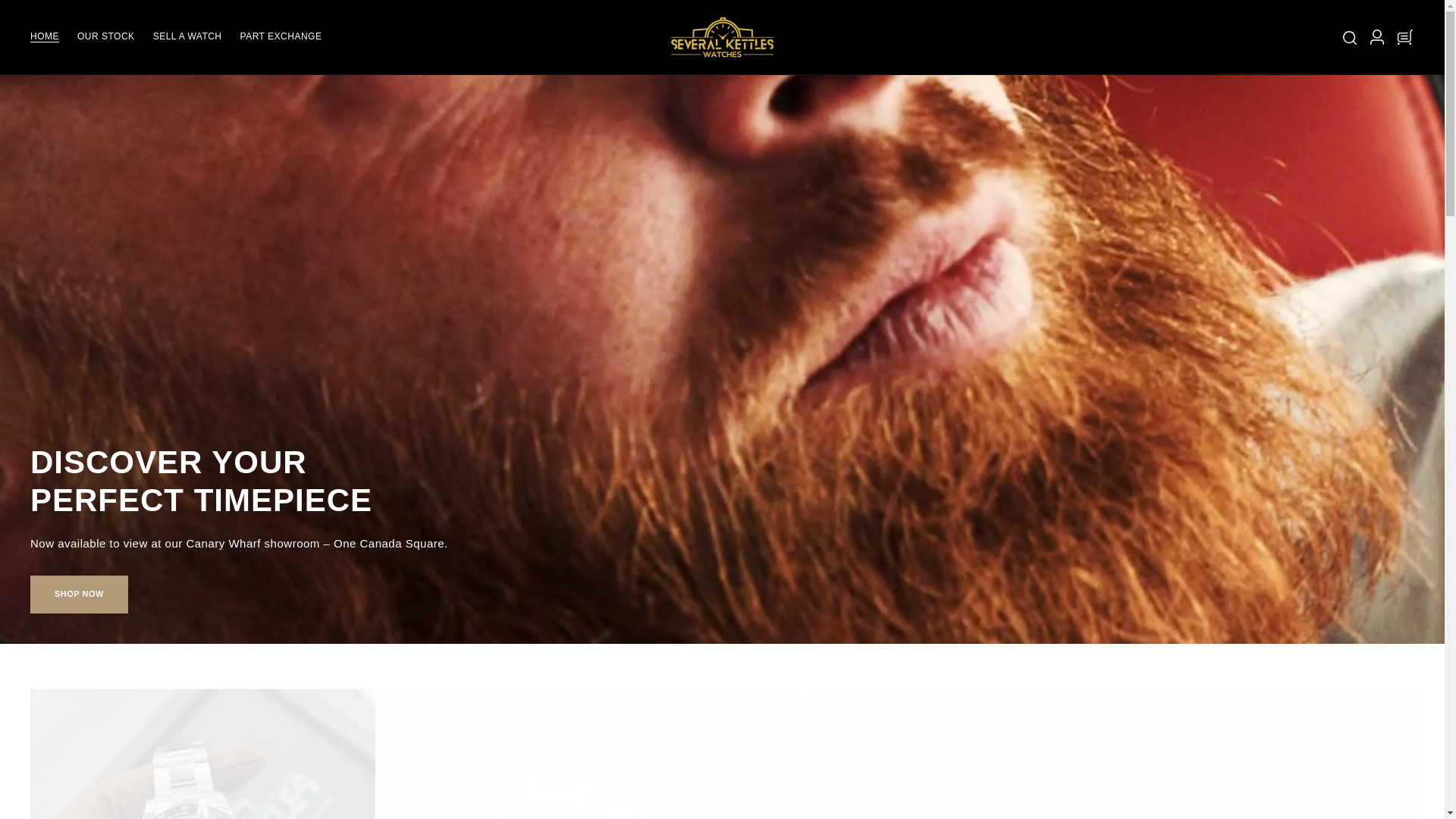 website screenshot of https://severalkettles.com/