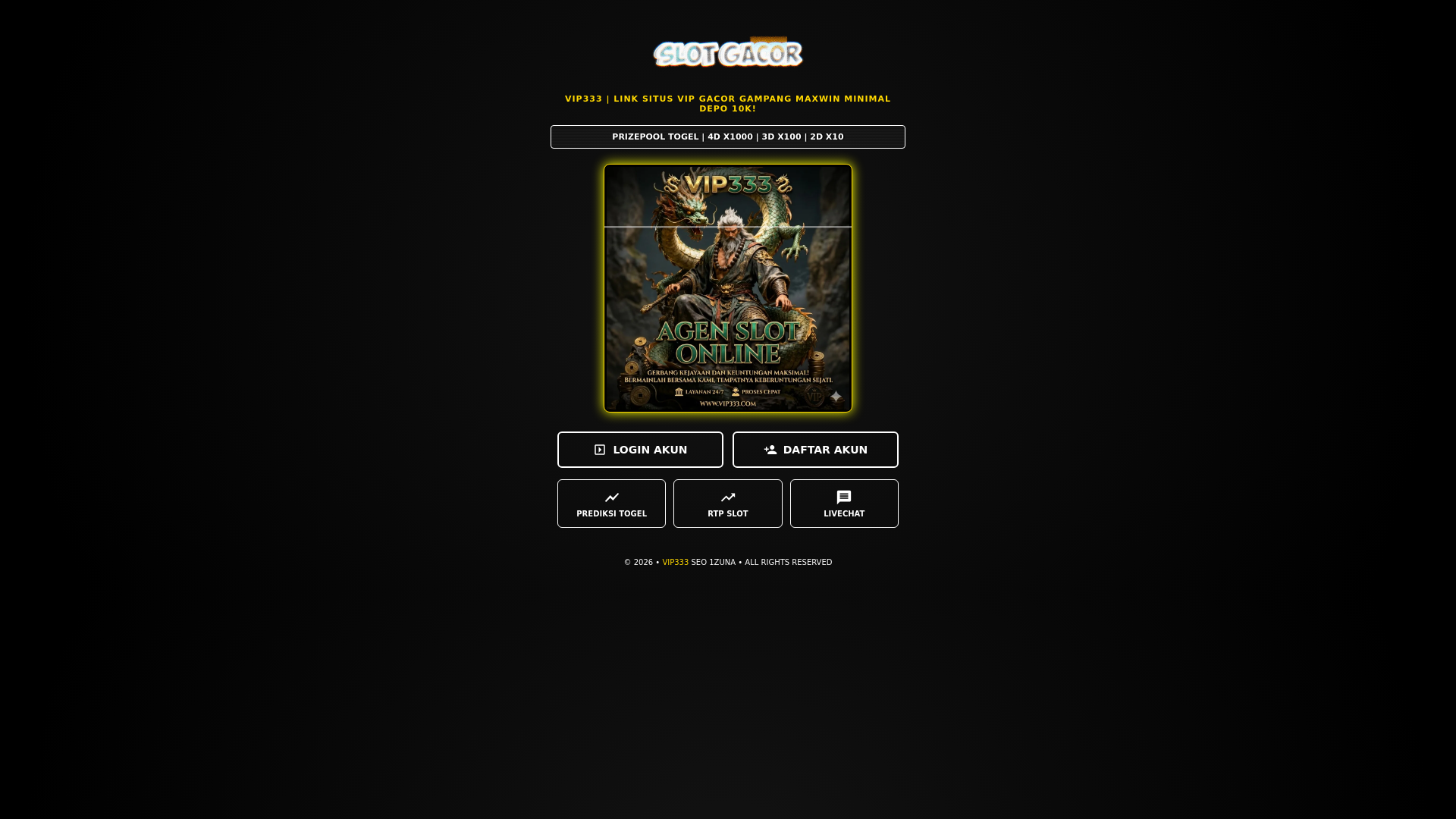 website screenshot of https://loginslotgacorvip.pages.dev/