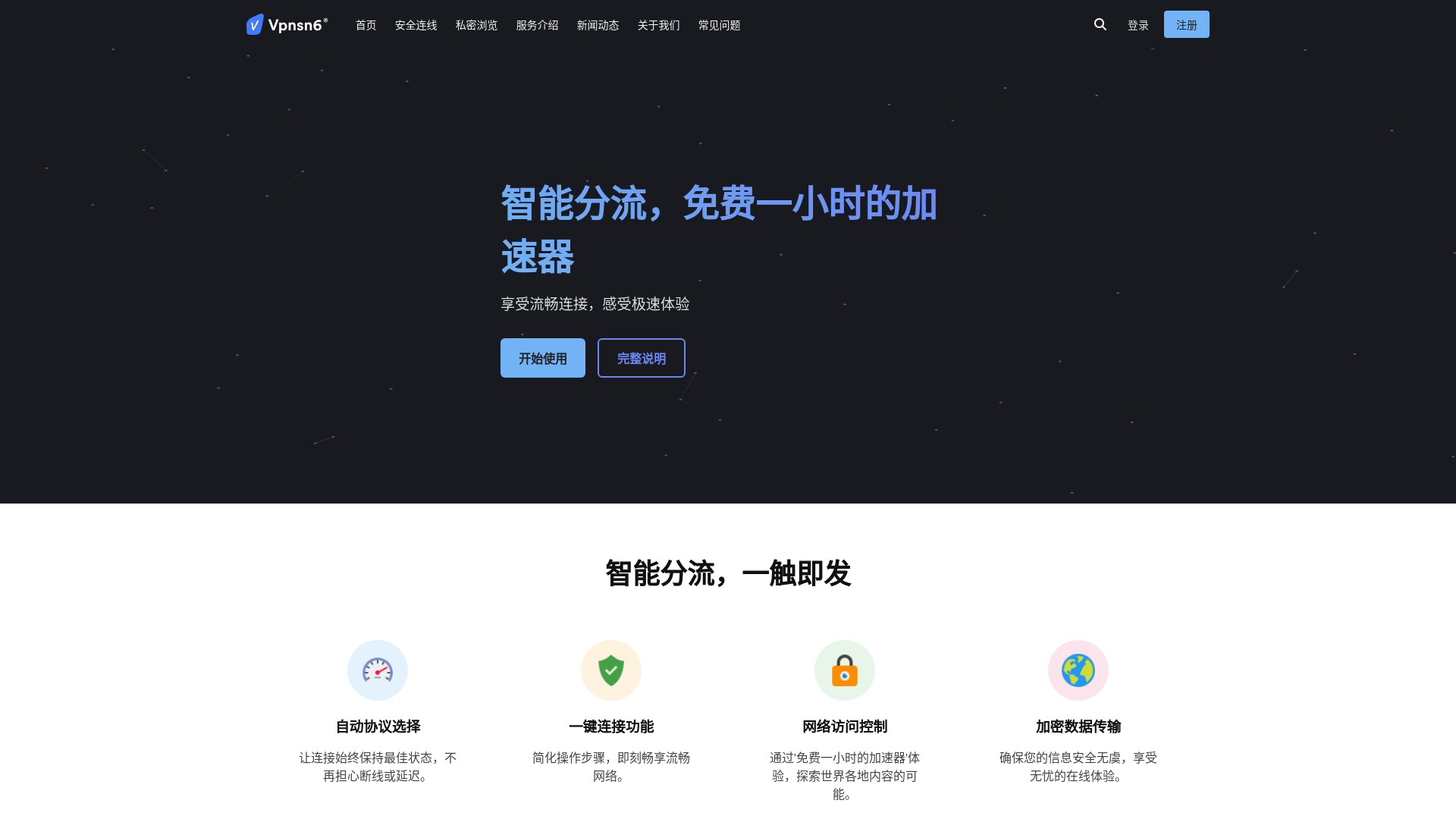 website screenshot of https://yunduovpn-2128.pages.dev/