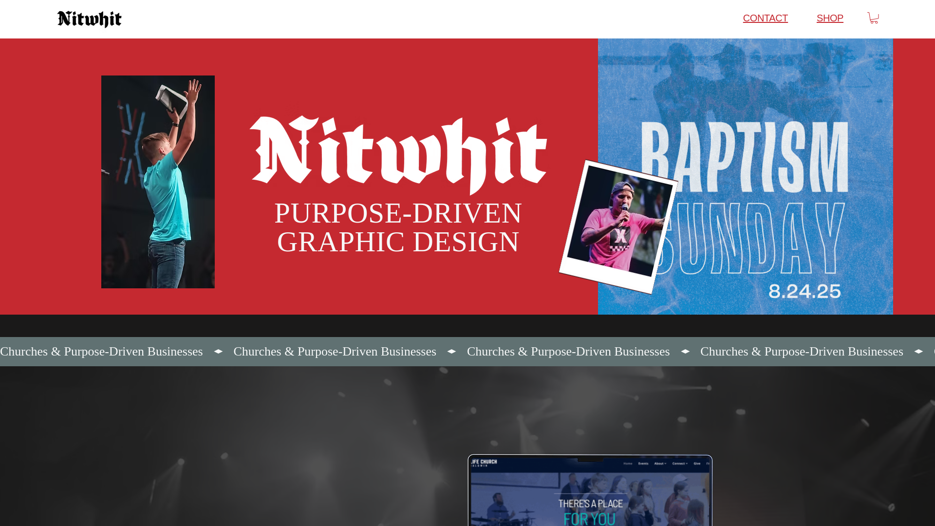 website screenshot of https://nitwhitdesign.com