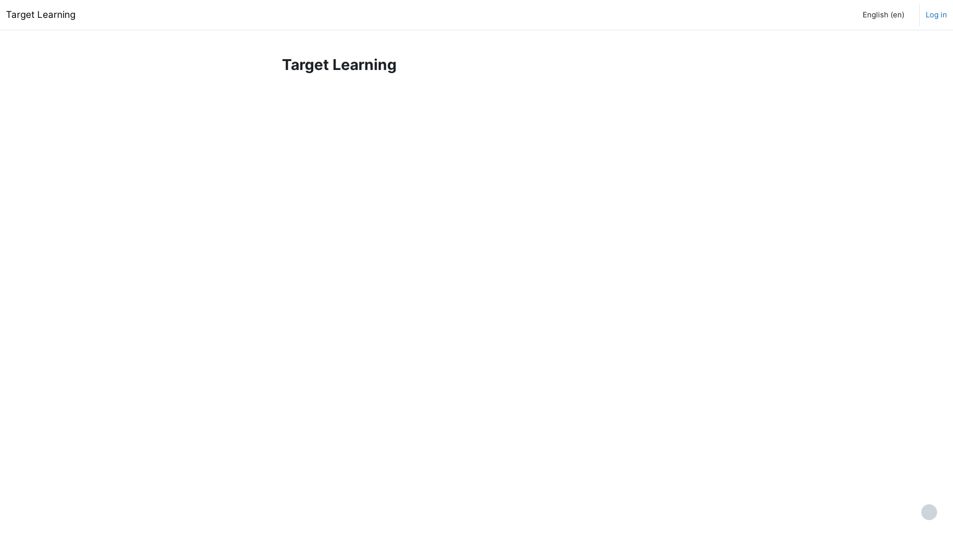 website screenshot of https://targetlearning.com.br/