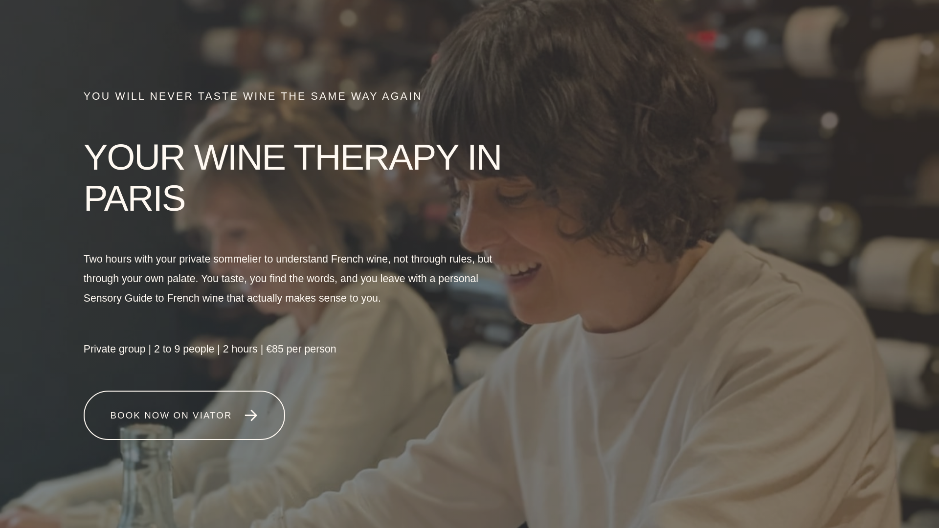 website screenshot of https://yourwinetherapyinparis.com/