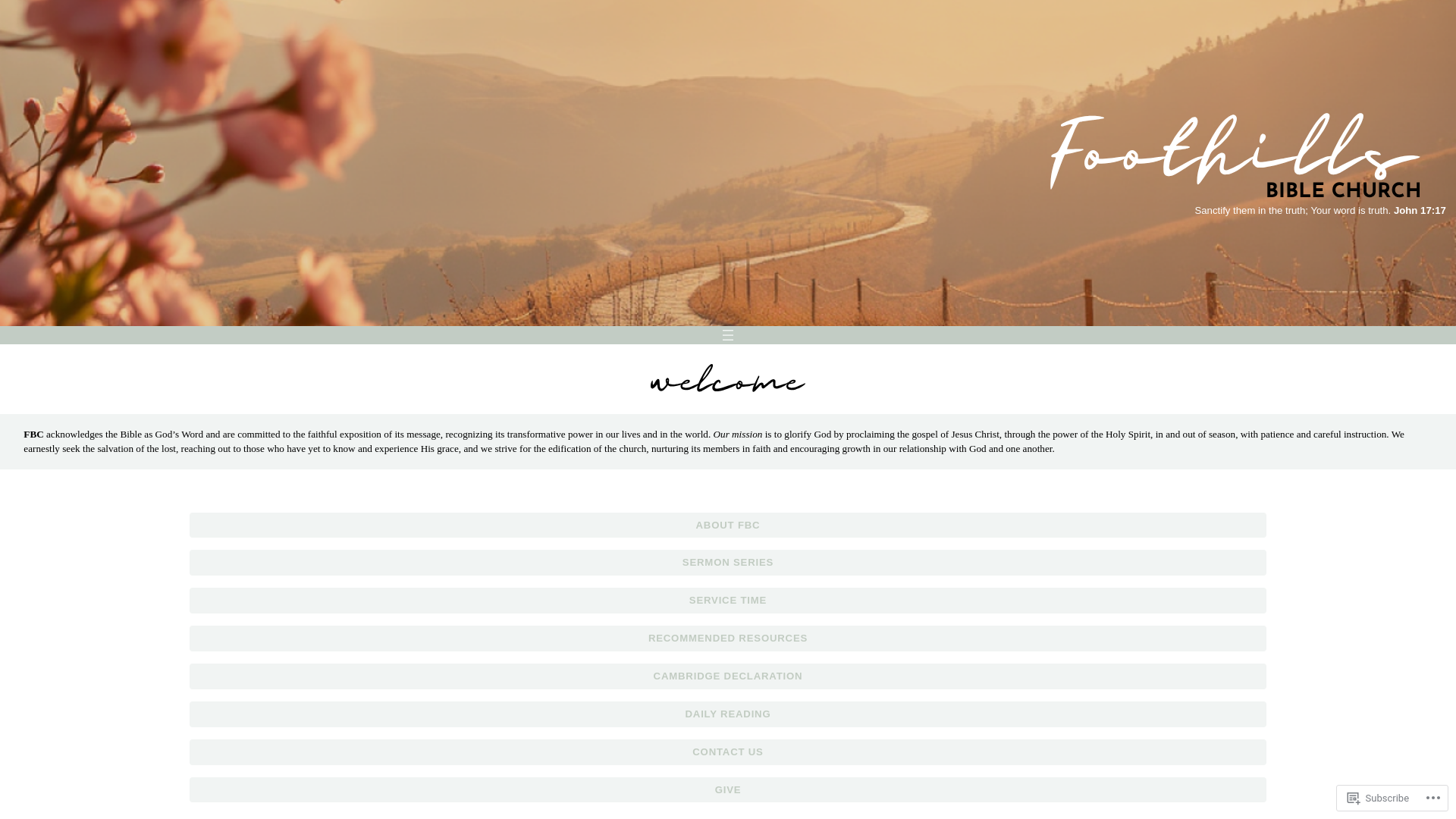 website screenshot of https://visitfbc.org/