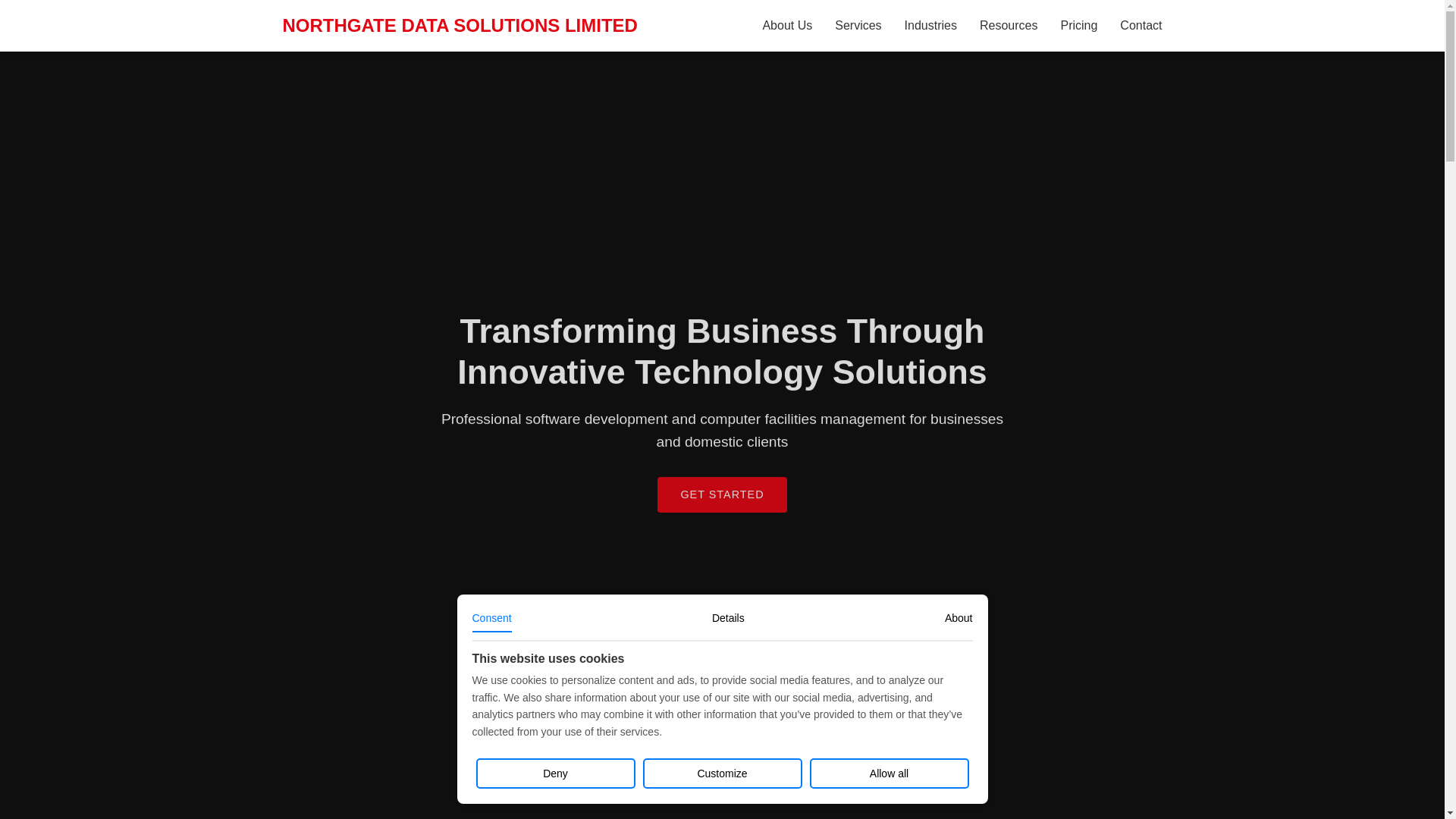 website screenshot of https://northgatedatasolutions.pages.dev/