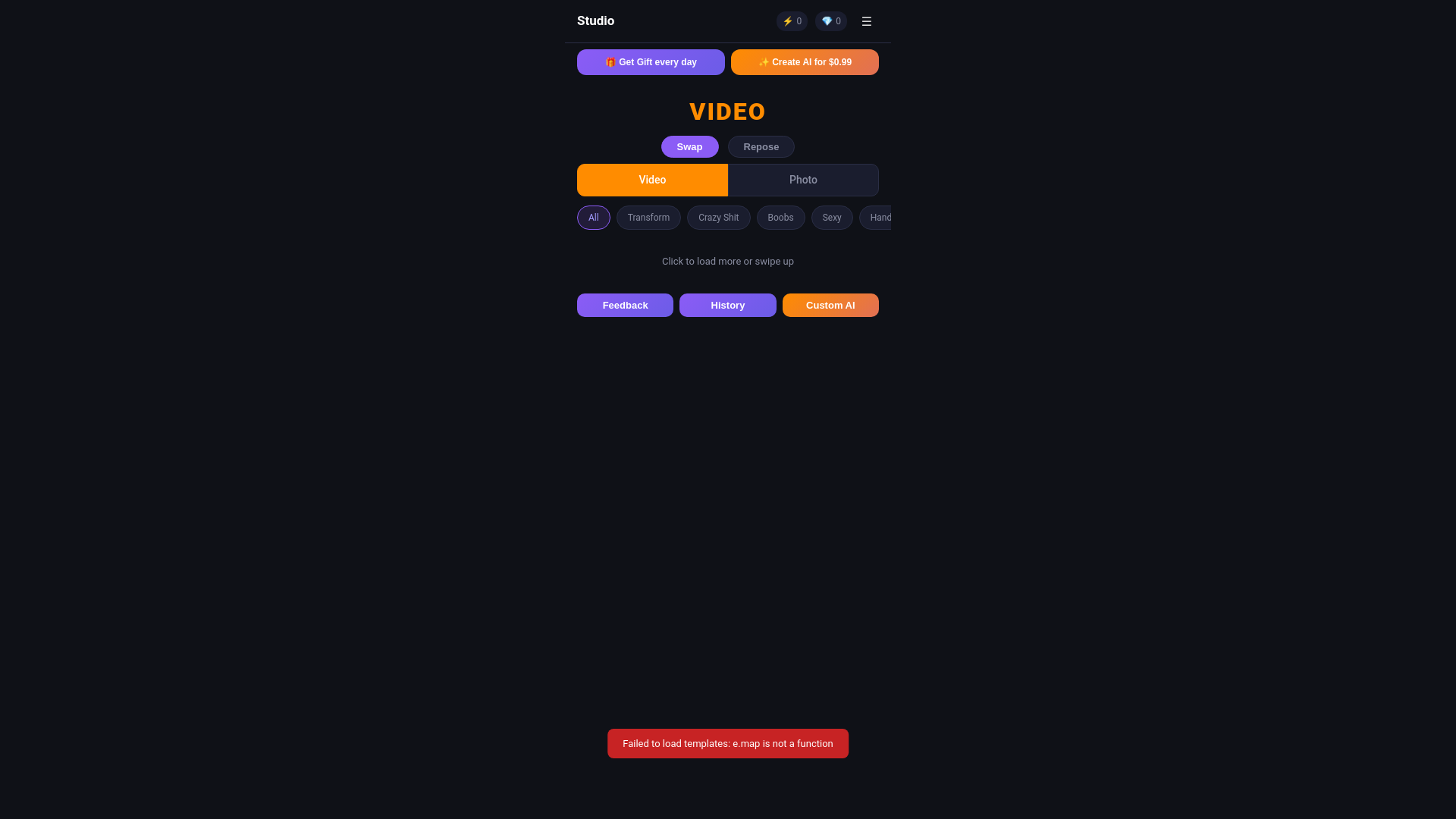 website screenshot of https://creative-studio-6ab.pages.dev/