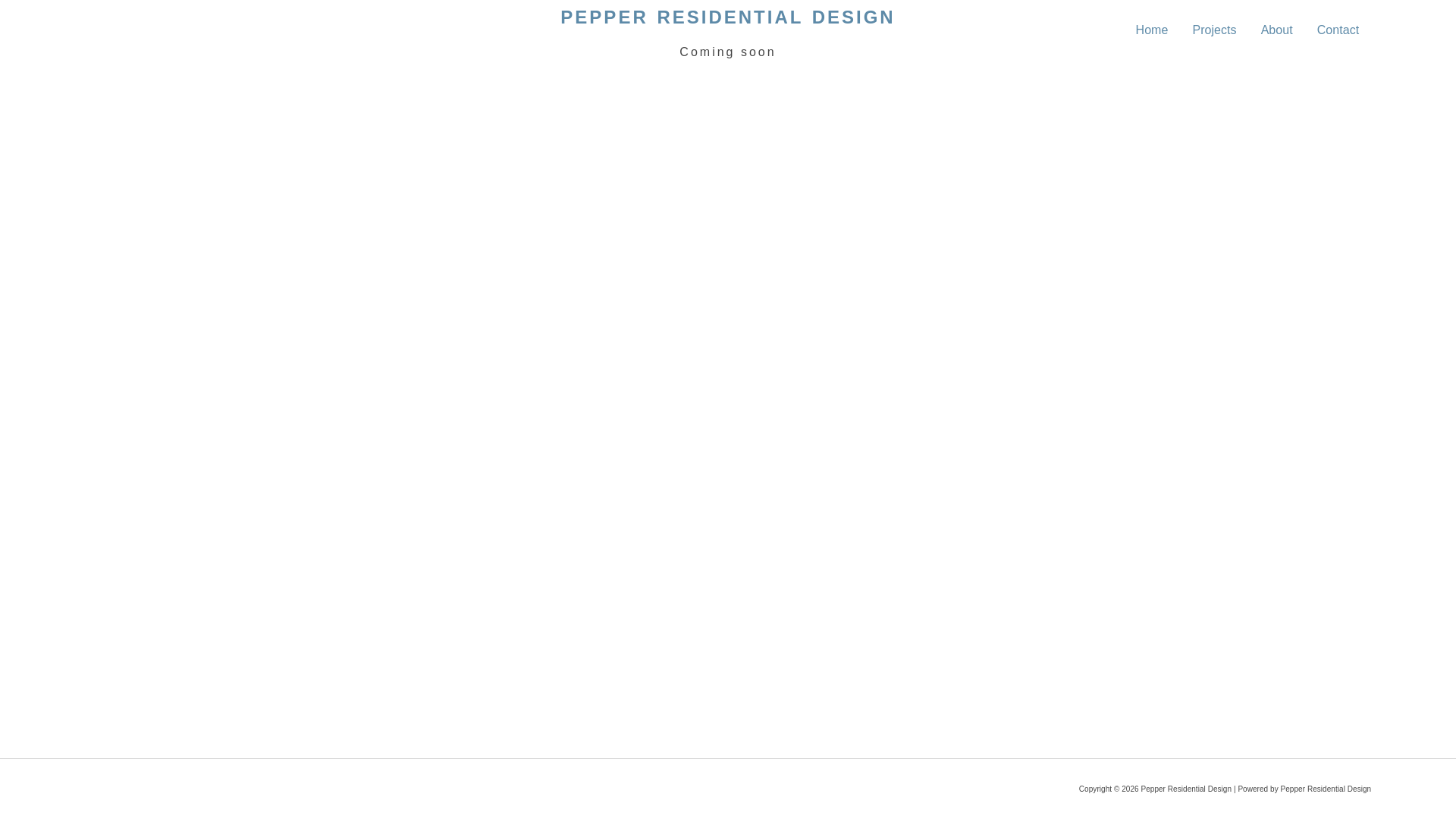 website screenshot of https://pepperresidentialdesign.co.nz/