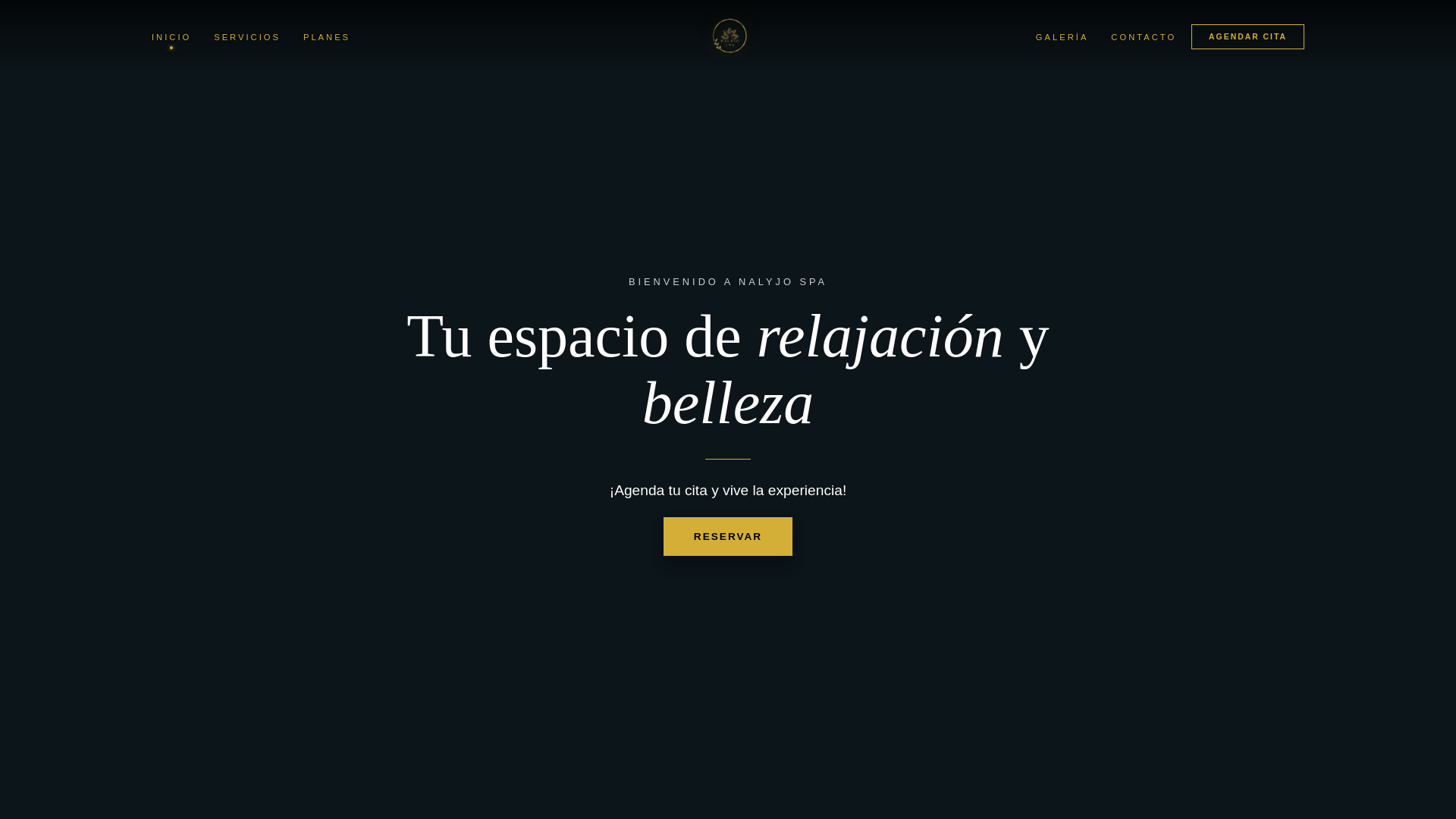 website screenshot of https://nalyjo-clinica-spa.pages.dev/