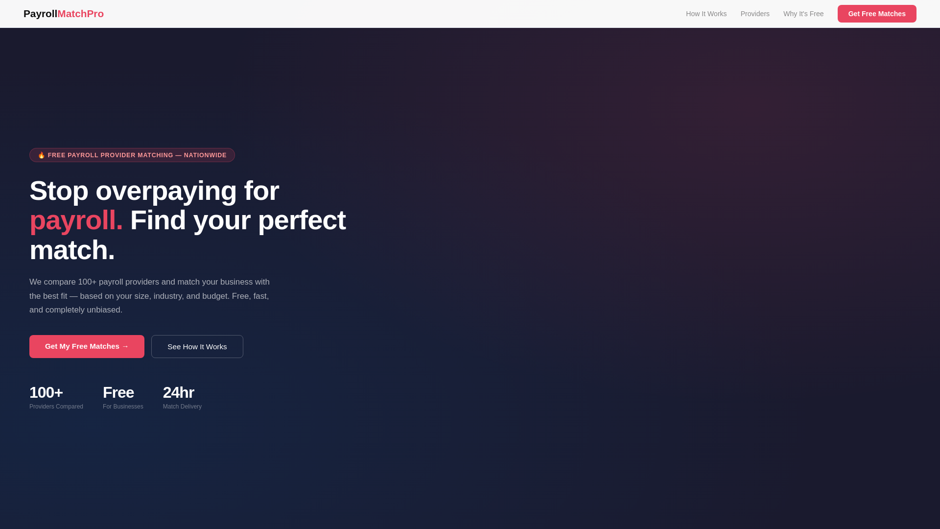 website screenshot of https://payrollmatchpro.com/