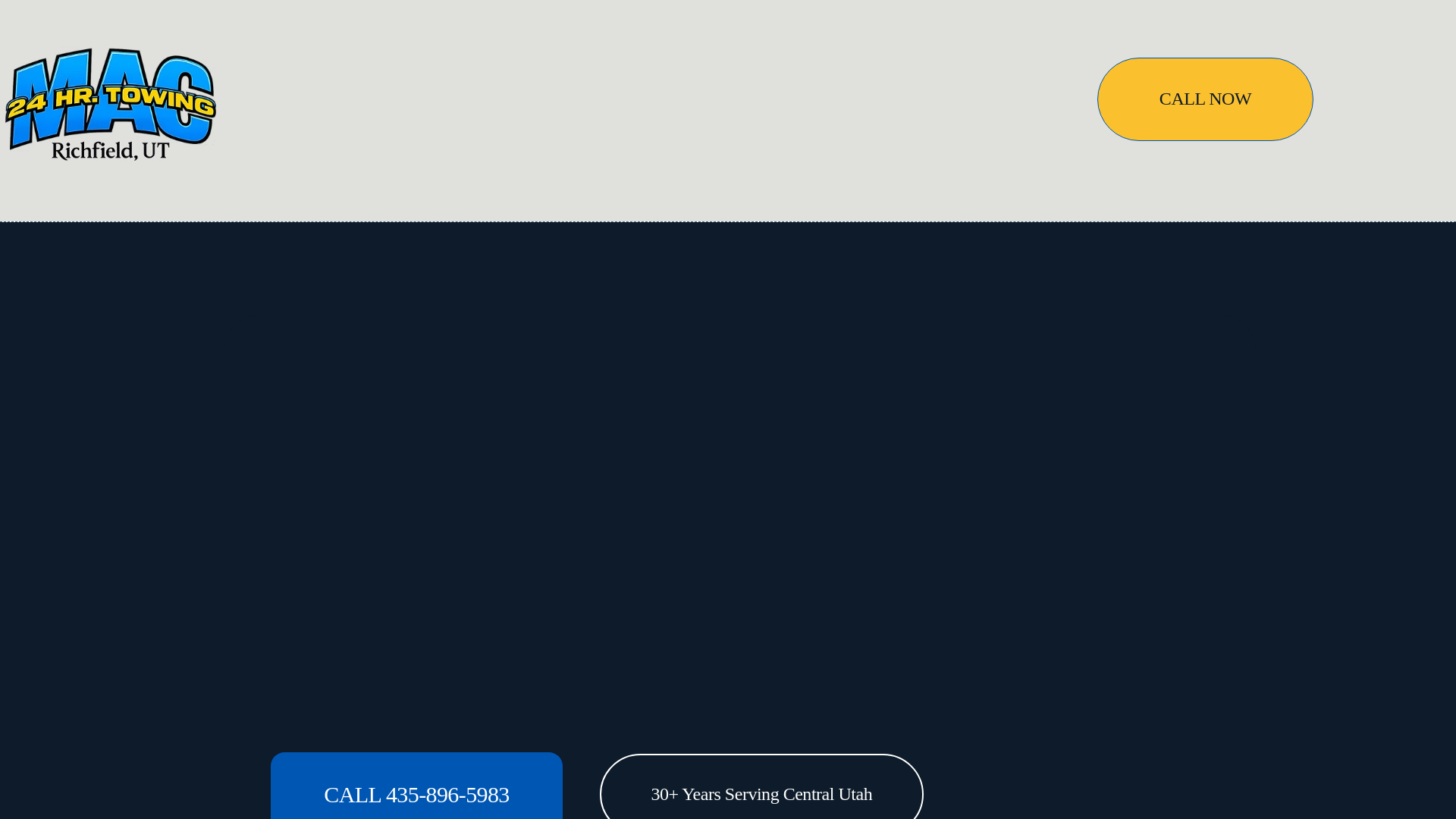 website screenshot of https://mactowingandroadside.com/