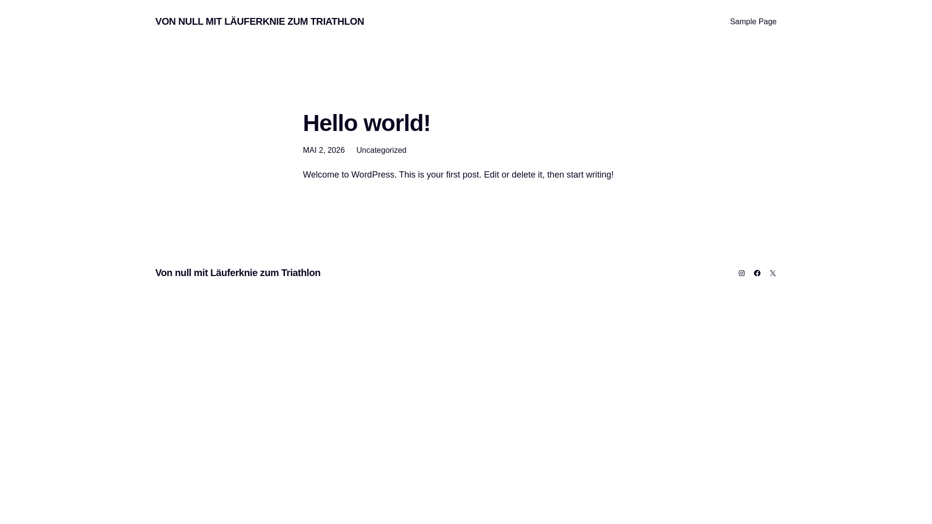 website screenshot of https://startlinie.eu/