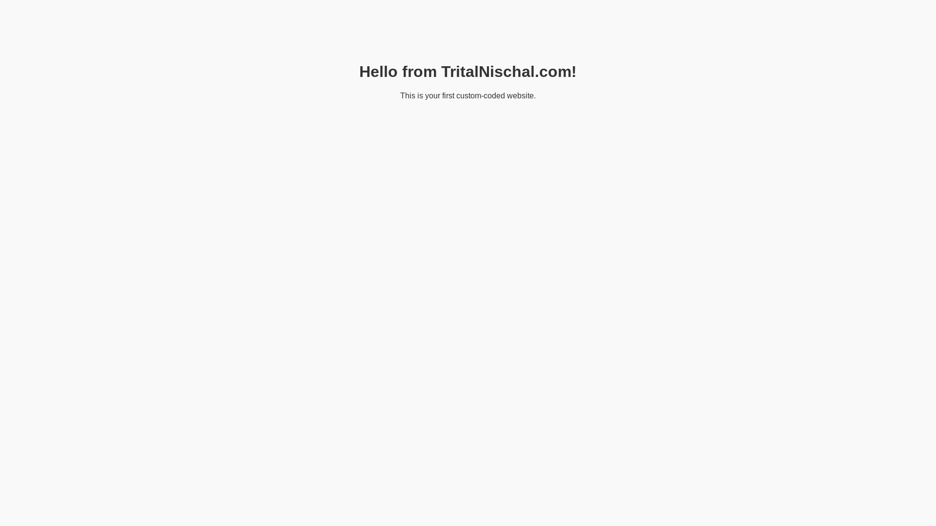 website screenshot of https://tritalnischal.com/