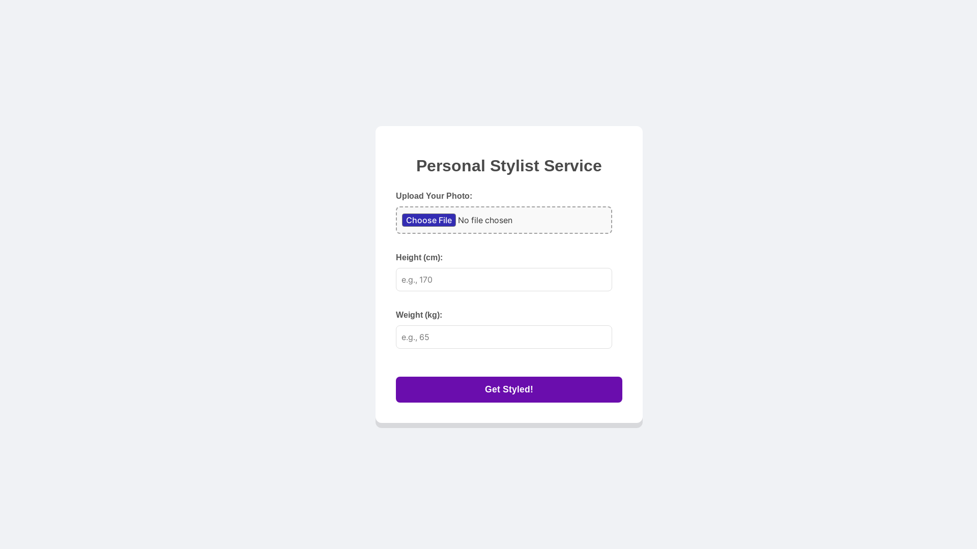 website screenshot of https://personalstylist-studio-dyp.pages.dev/