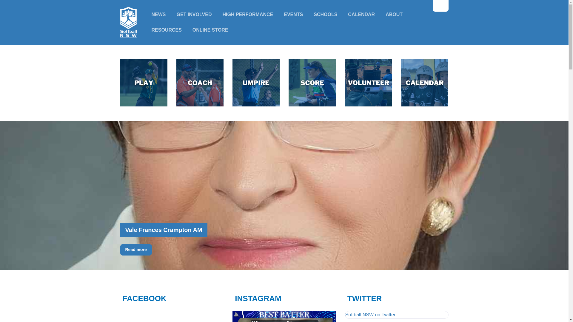 website screenshot of https://softballnsw.au/