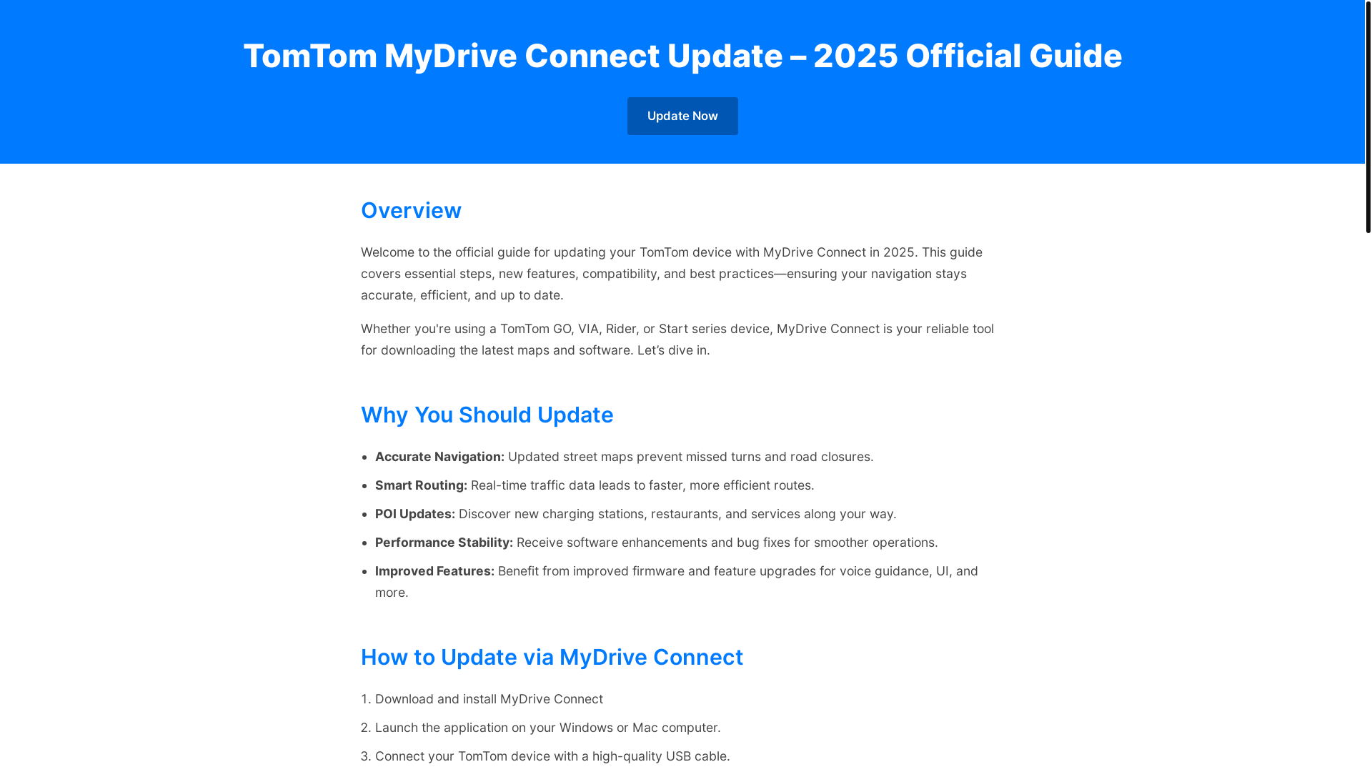 website screenshot of https://how-to-update-tomtom.pages.dev/