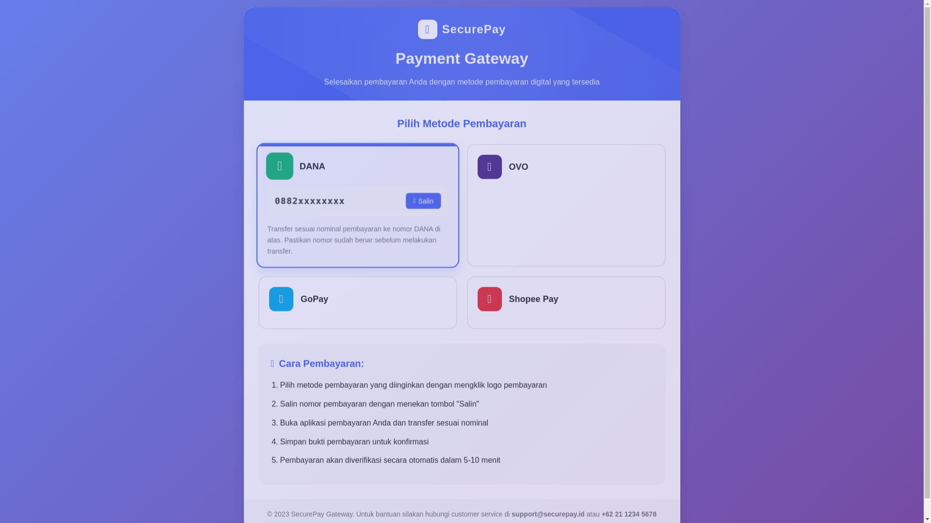 website screenshot of https://tespayment-3tz.pages.dev/