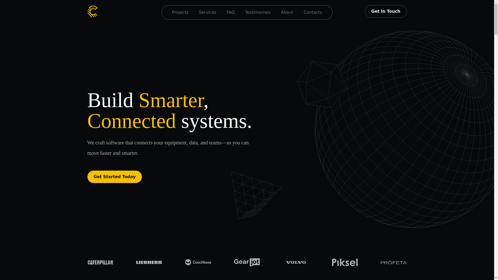 website screenshot of https://crafyteam.com/