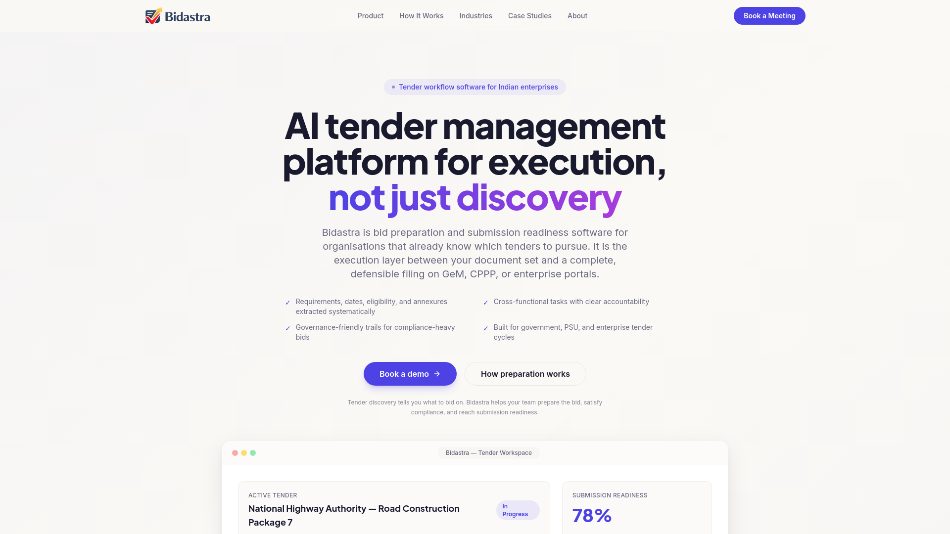 website screenshot of https://bidastra.com